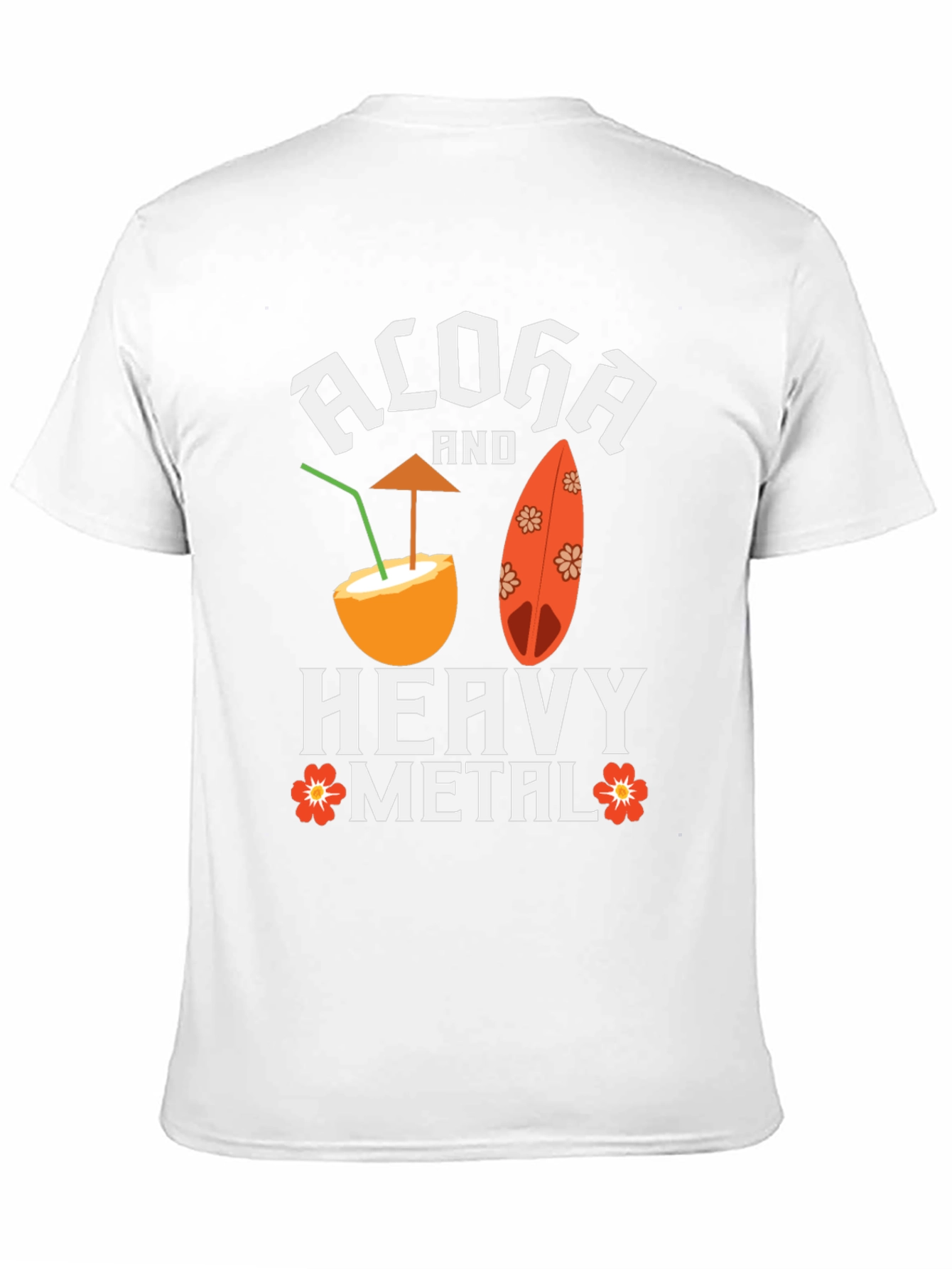 Aloha and Heavy Metal Graphic Tee