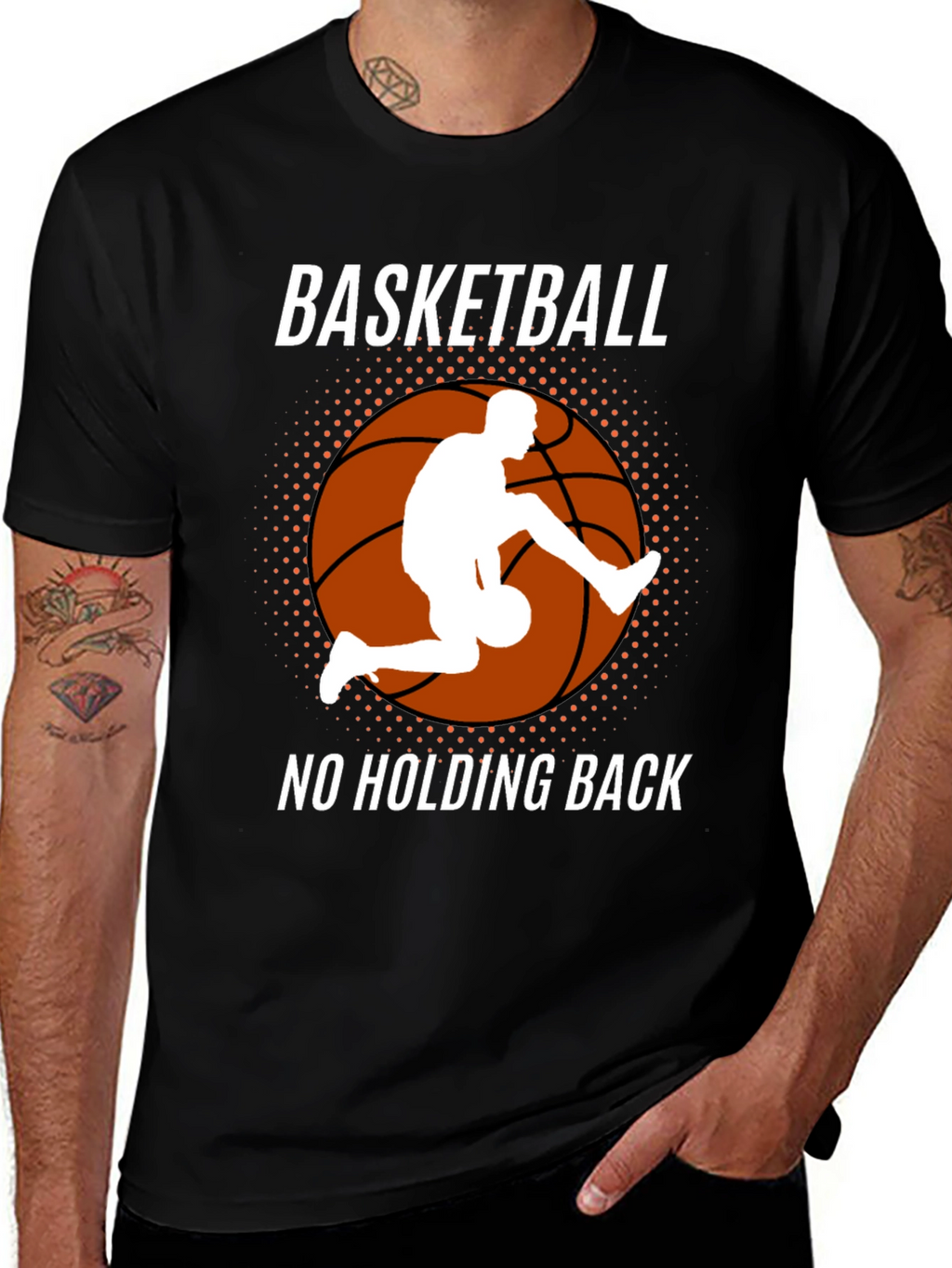 Basketball No Holding Back Graphic Tee