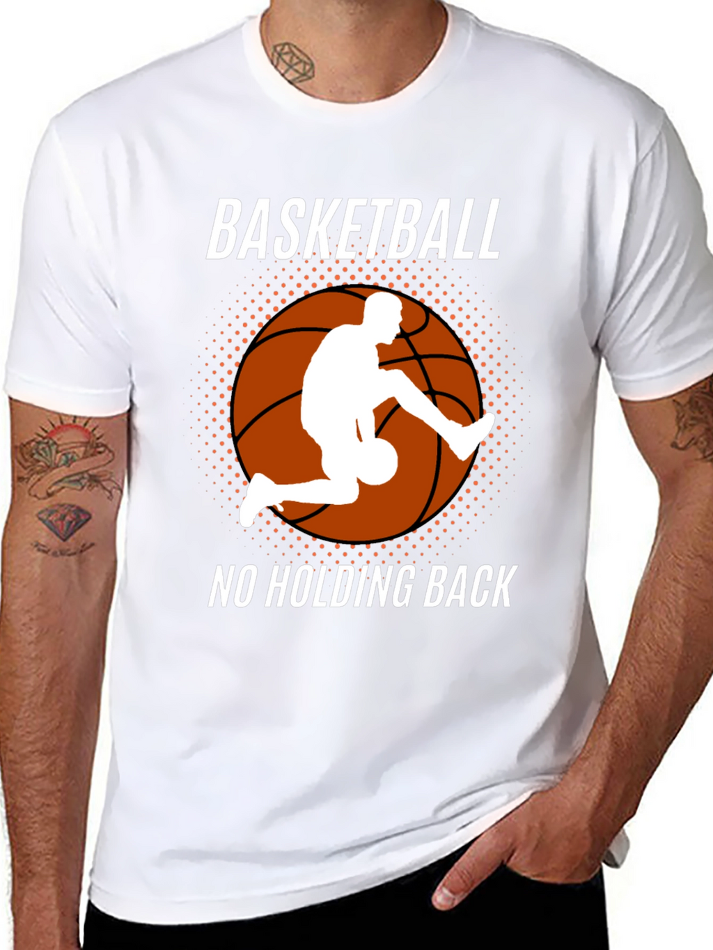 Basketball No Holding Back Graphic Tee