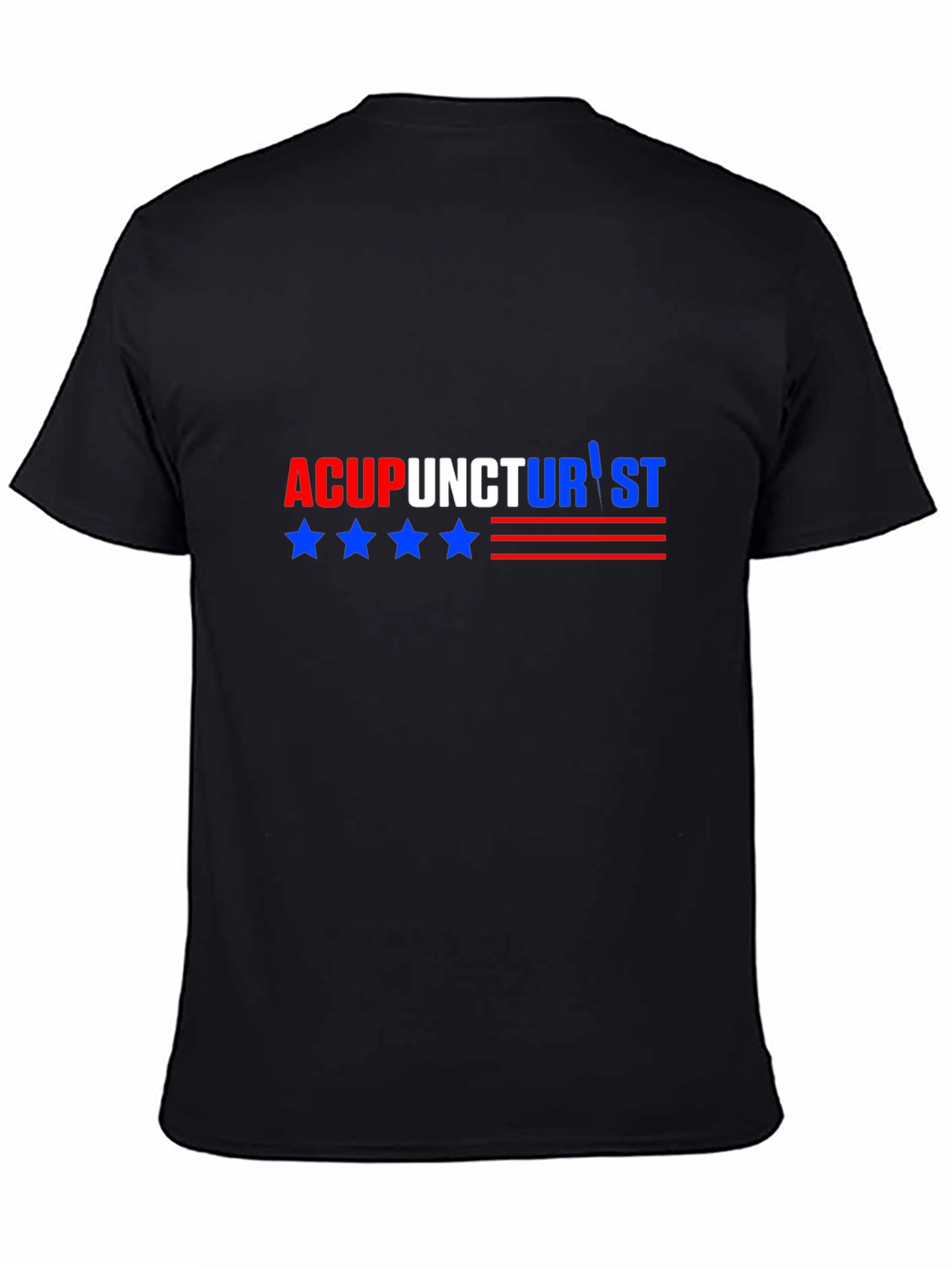 Acupuncturist Graphic T-Shirt - Patriotic Design