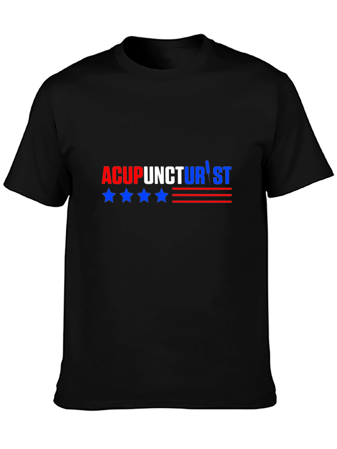 Acupuncturist Graphic T-Shirt - Patriotic Design