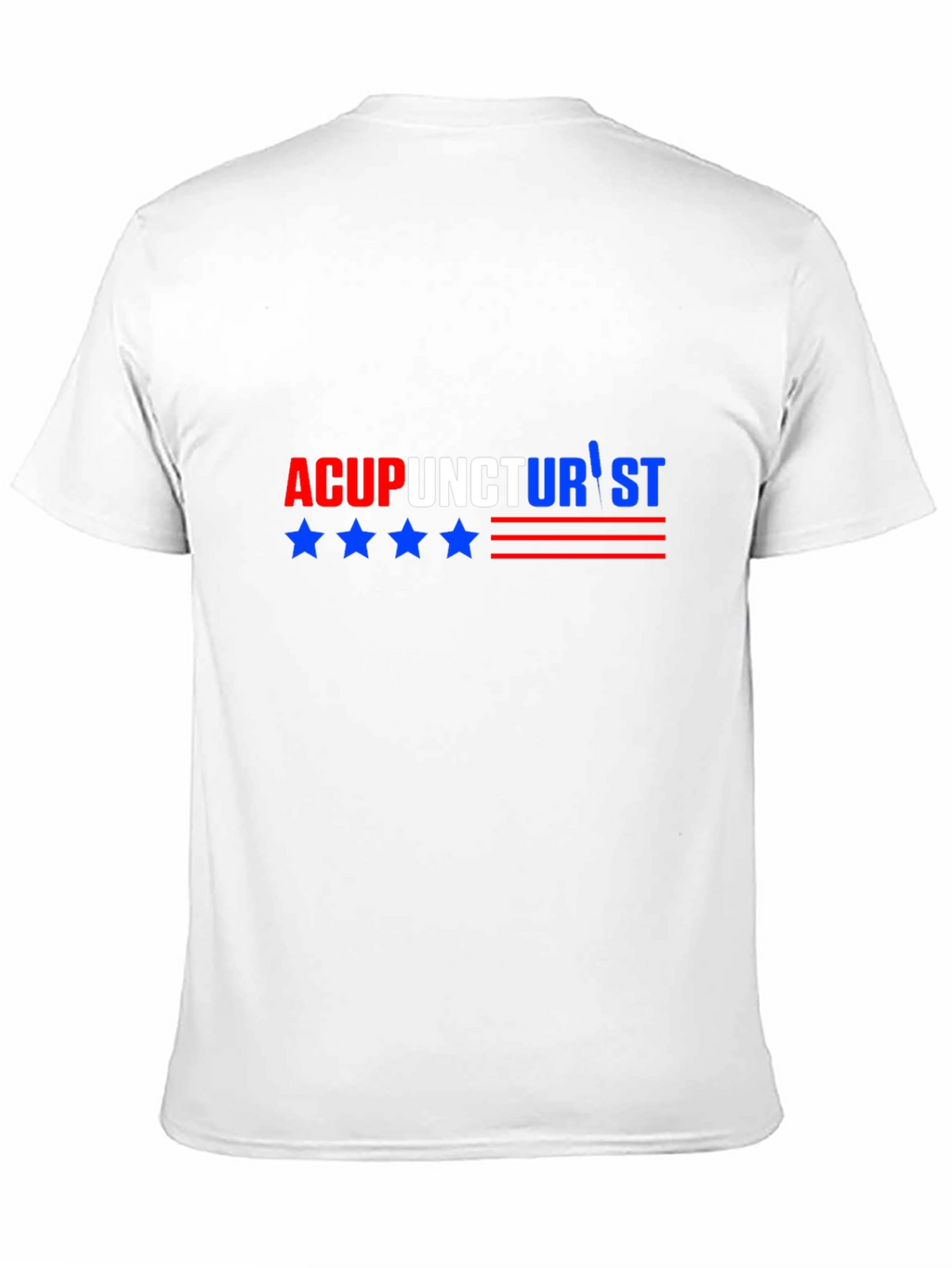 Acupuncturist Graphic T-Shirt - Patriotic Design