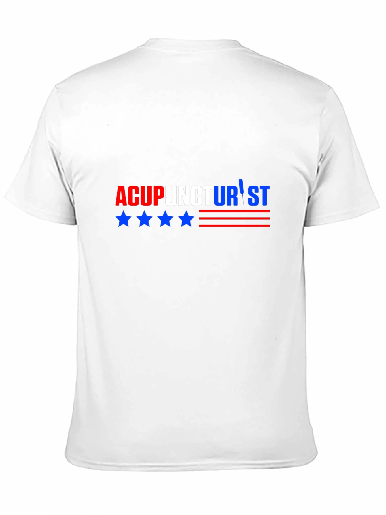 Acupuncturist Graphic T-Shirt - Patriotic Design