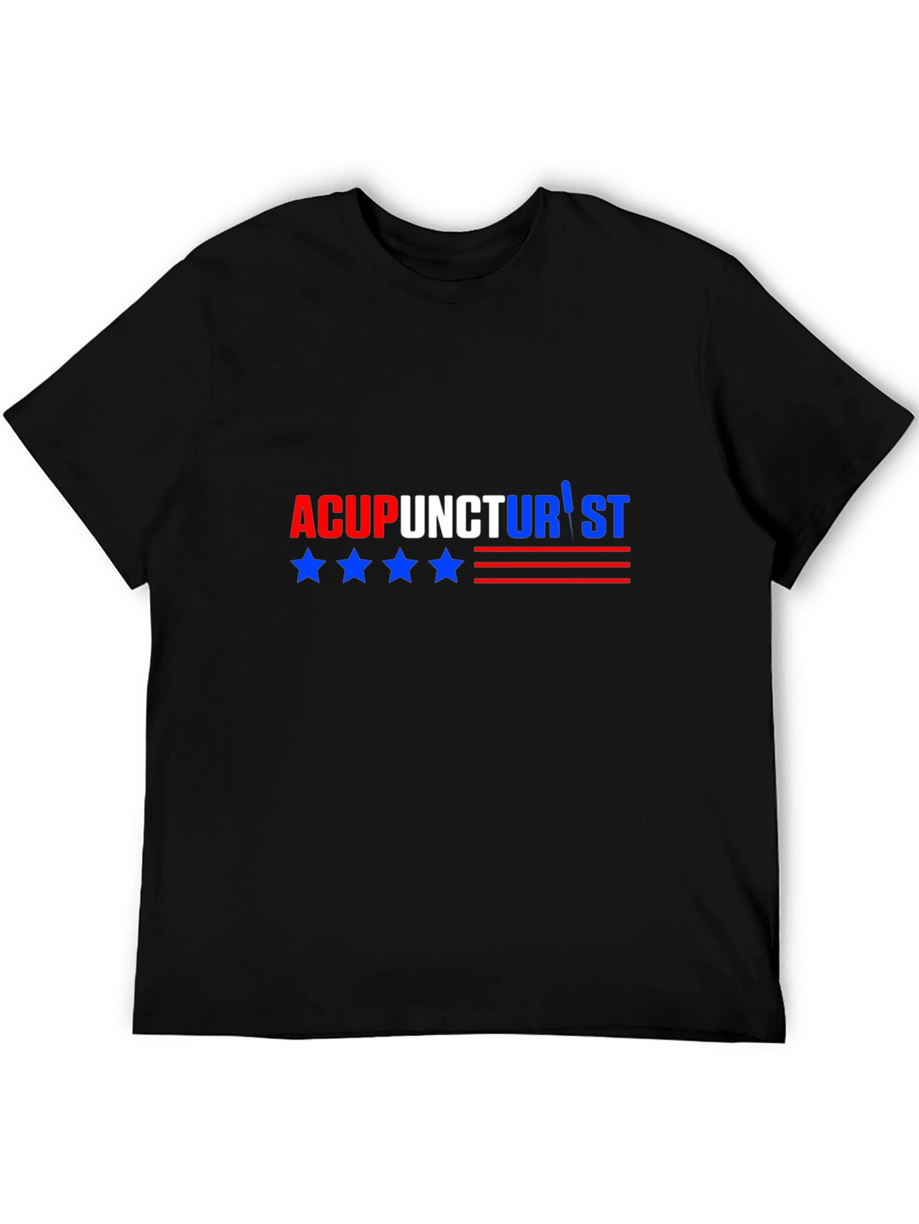 Acupuncturist Graphic T-Shirt - Patriotic Design