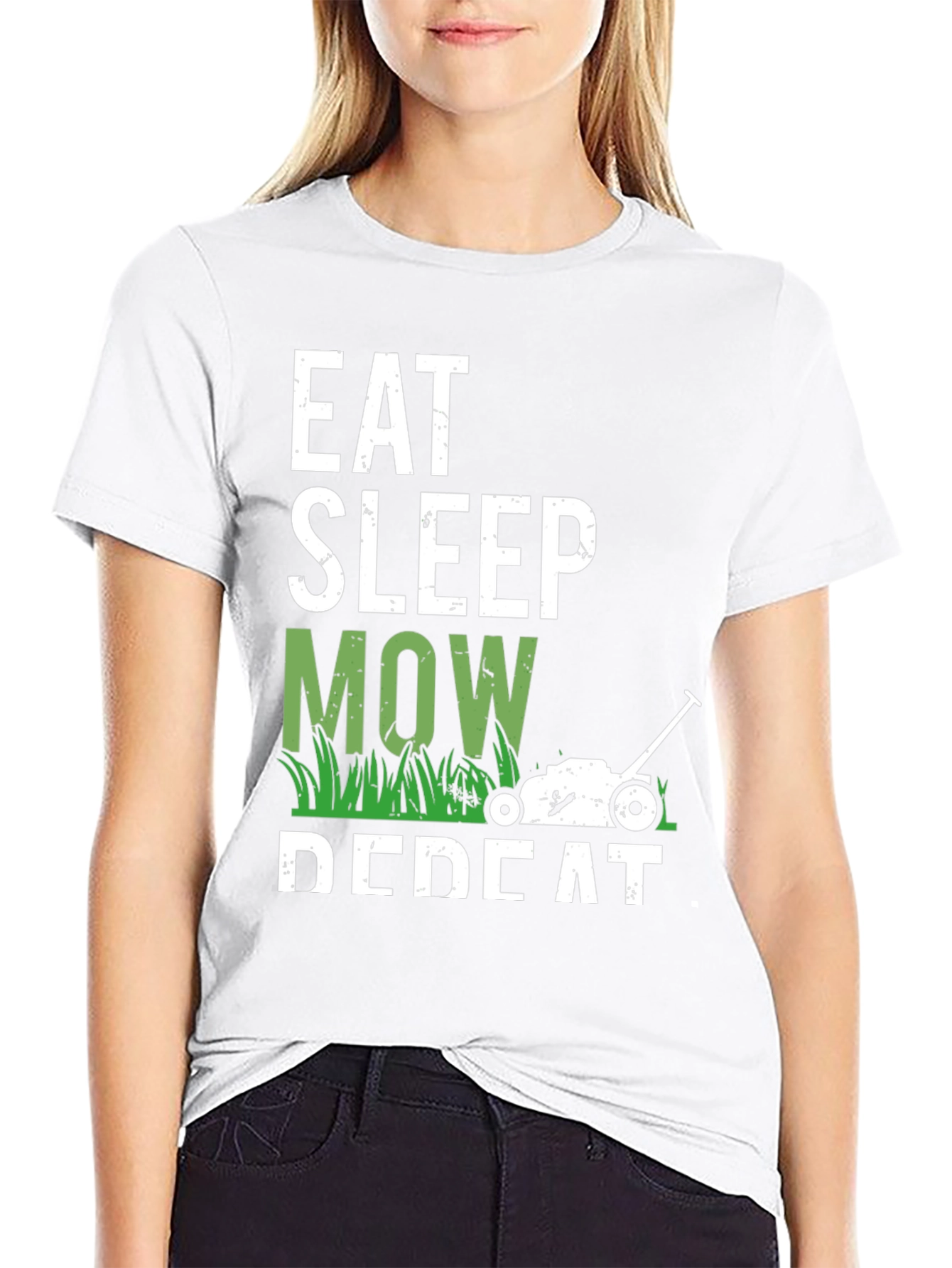 Eat Sleep Mow Repeat T-Shirt - Gardener Gift