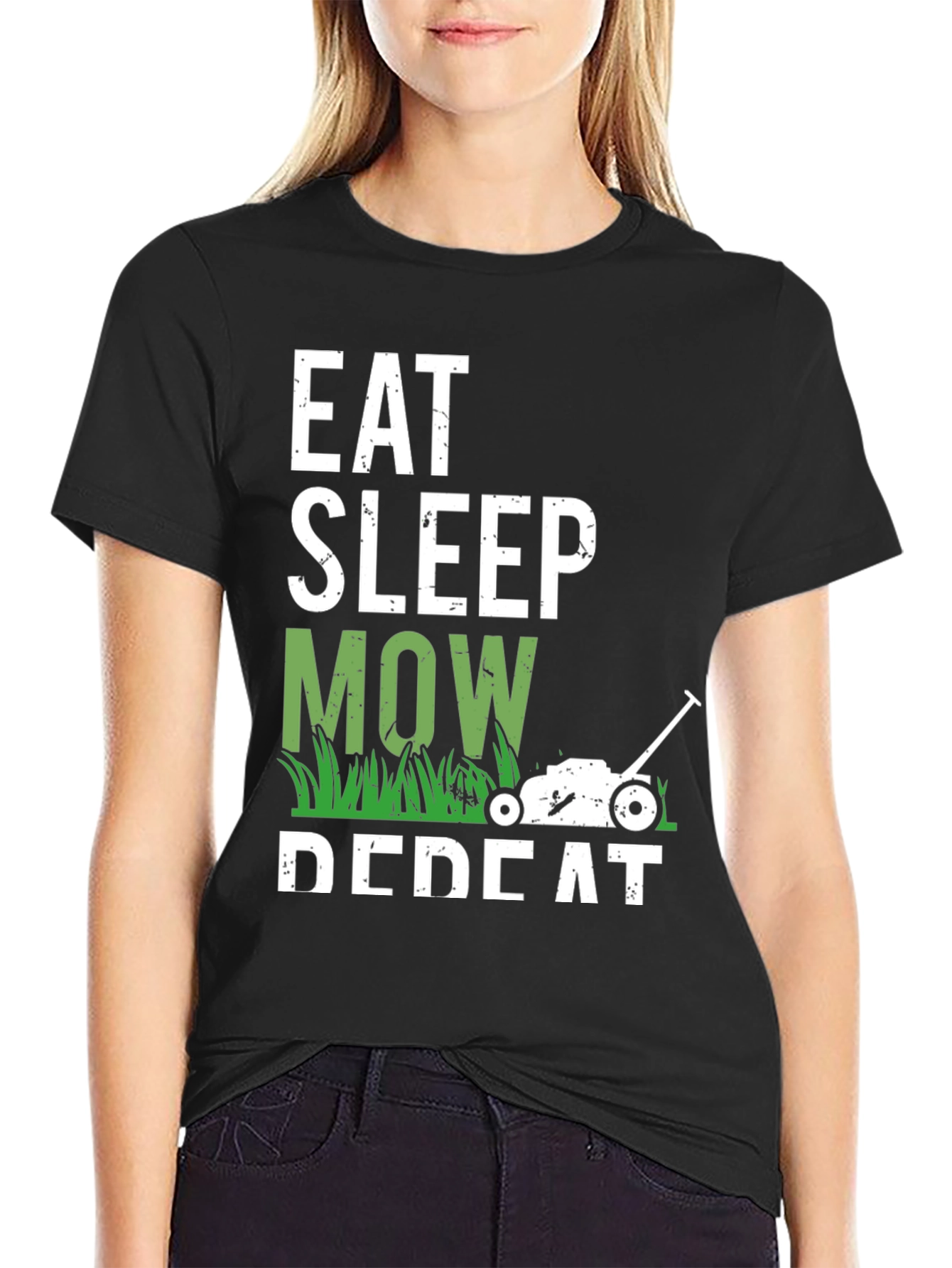 Eat Sleep Mow Repeat T-Shirt - Gardener Gift