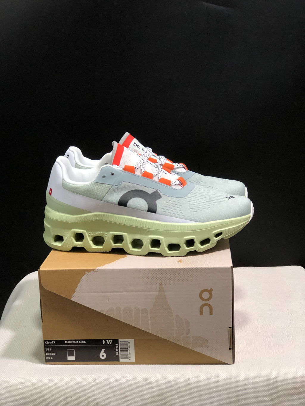 On Running Cloudmonster Sneakers Macaron Green
