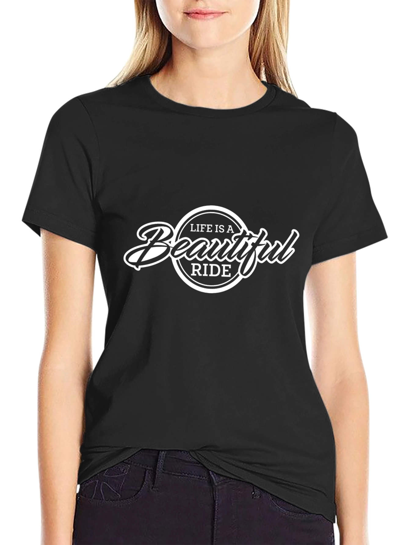 Life is a Beautiful Ride Black T-Shirt