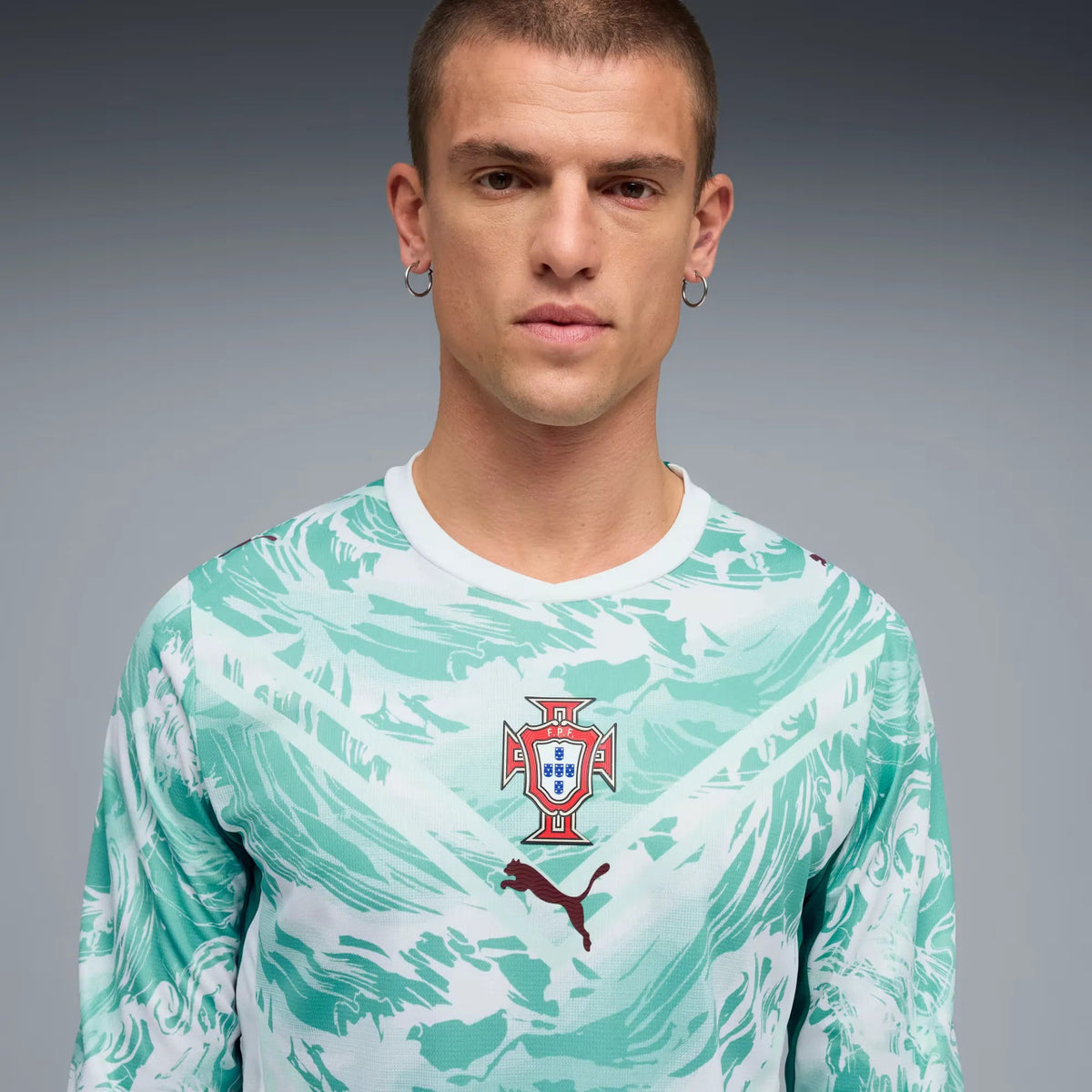 2026 Portugal Men's Stadium Away Long-Sleeve Soccer Jersey