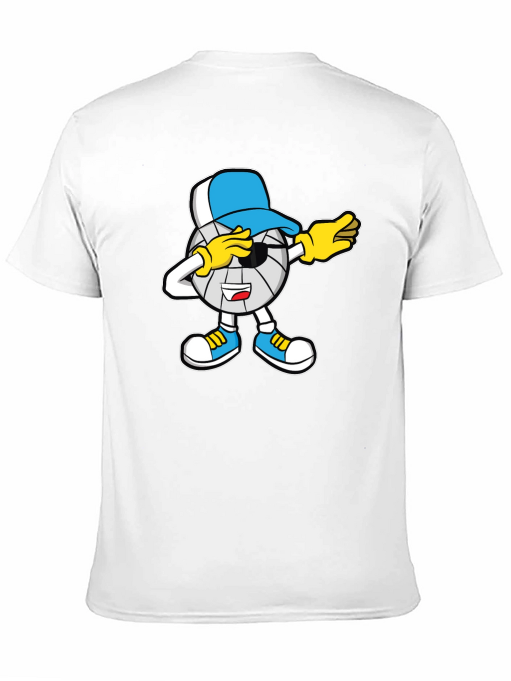 Dabbing Volleyball Cartoon T-Shirt