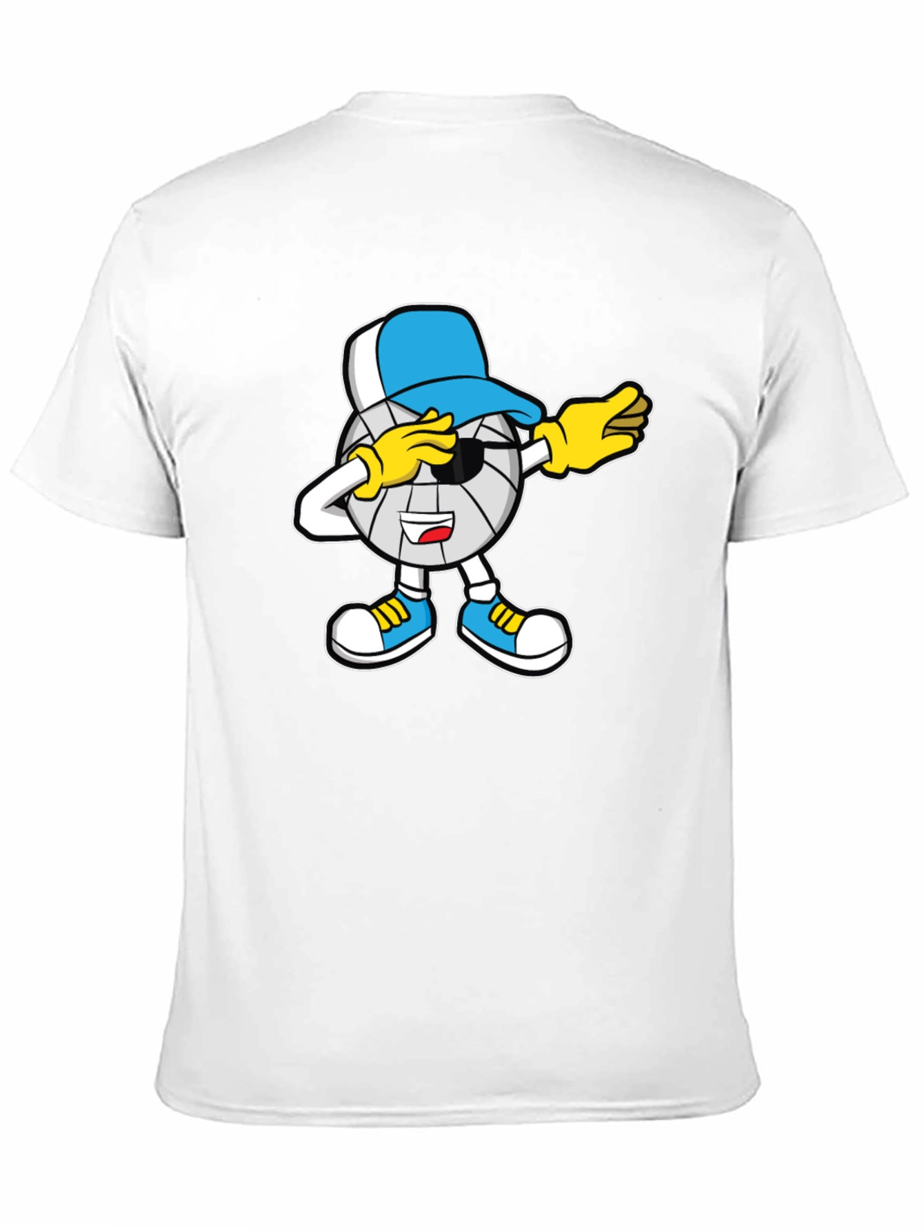 Dabbing Volleyball Cartoon T-Shirt