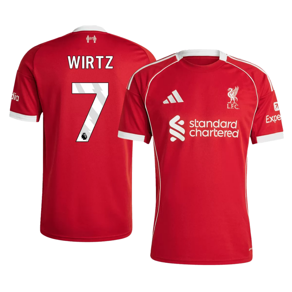 WIRTZ #7 Liverpool Home Jersey 2025/26