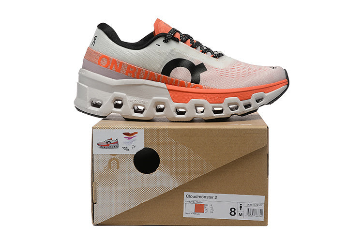 On  Cloudmonster 2 White/ Flame