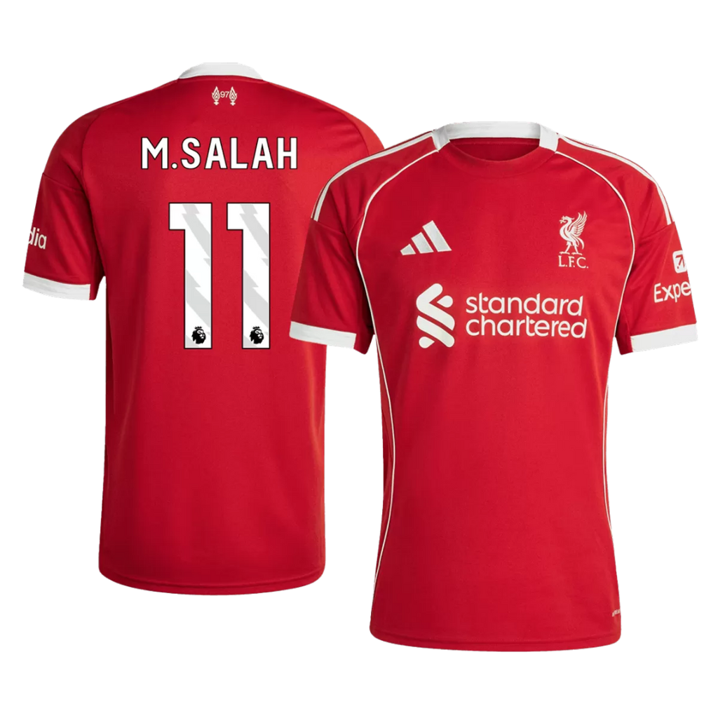 M.SALAH #11 Liverpool Home Jersey 2025/26