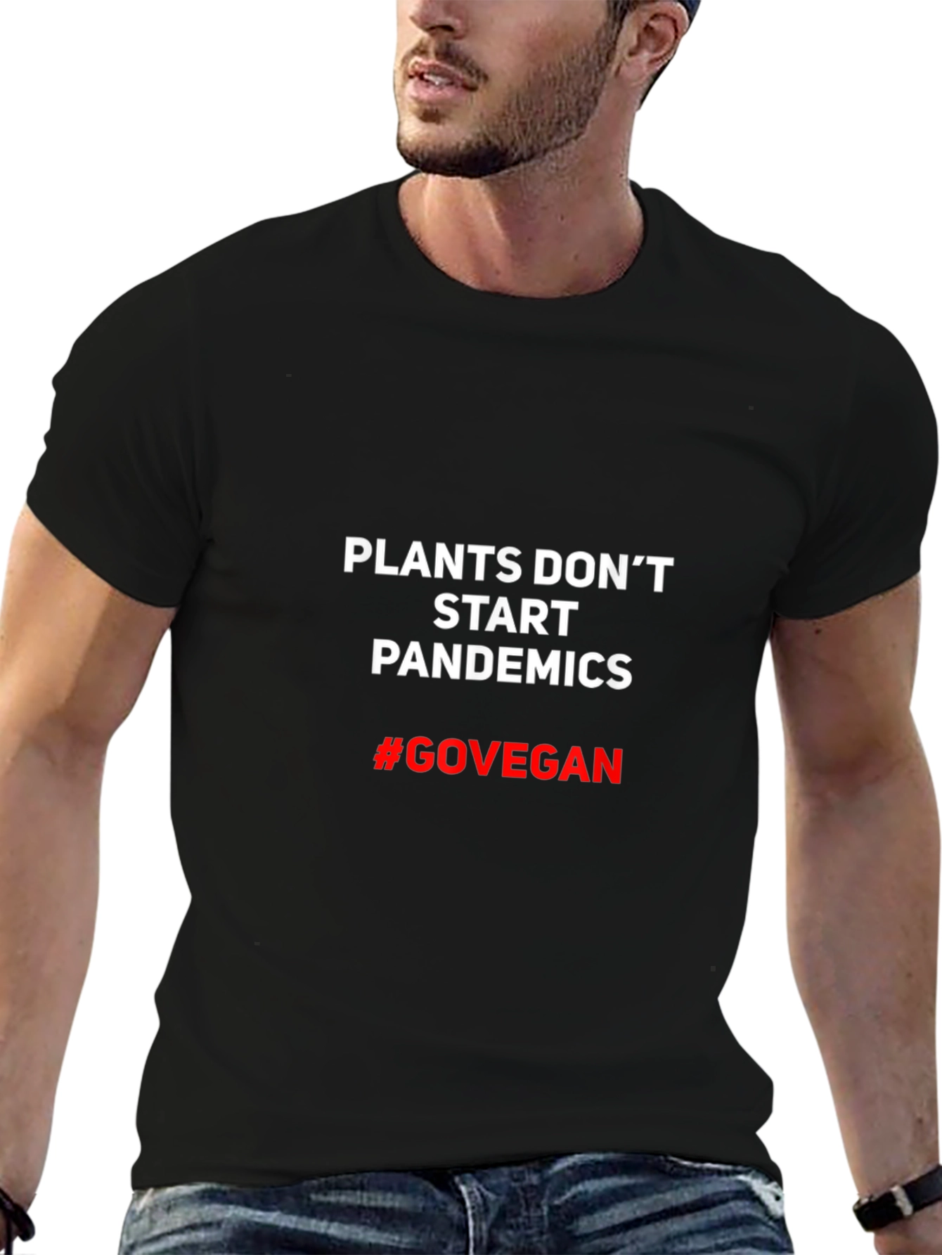 Plants Dont Start Pandemics Vegan T-Shirt