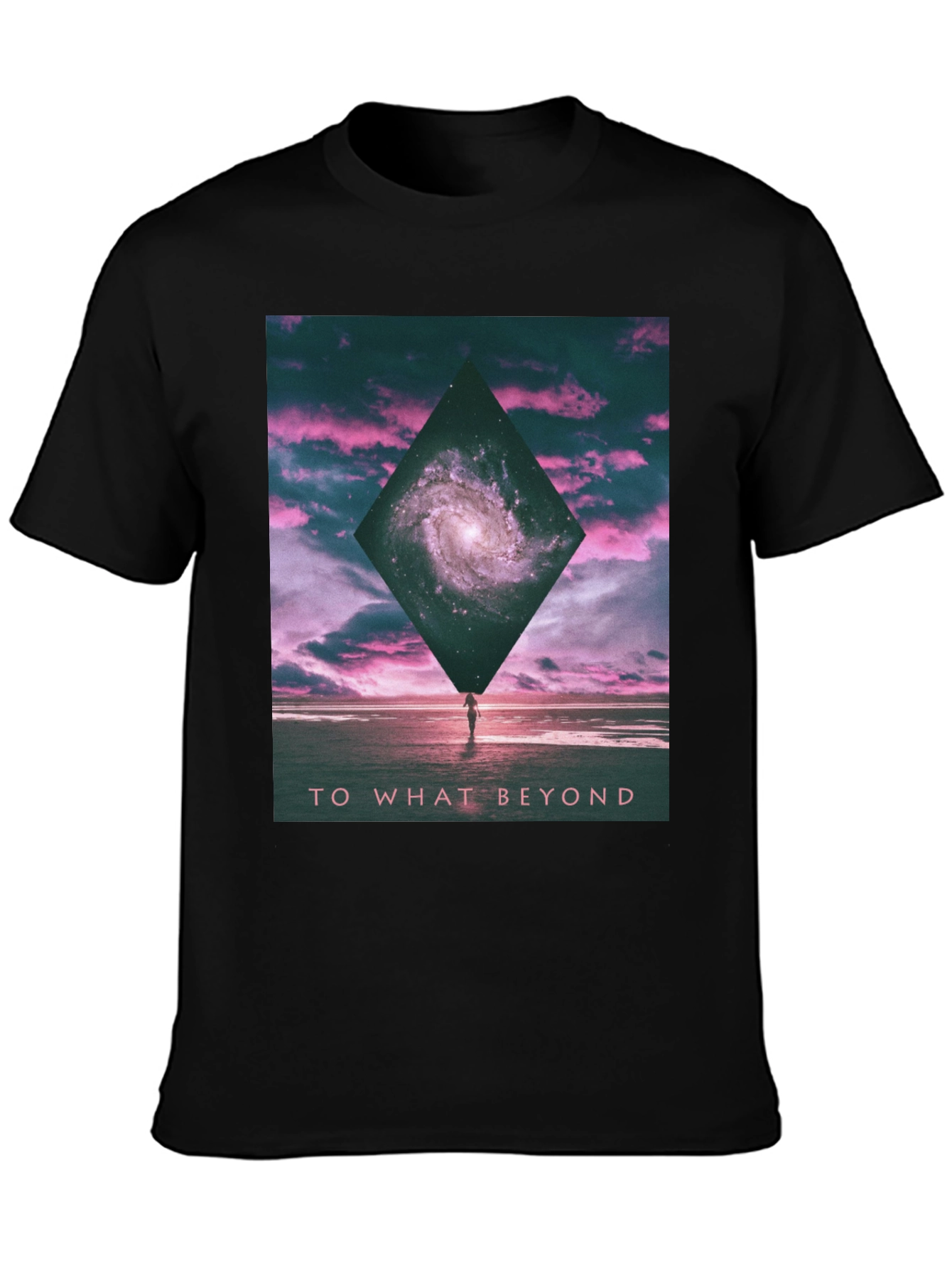 Galaxy Beyond Black Graphic Tee
