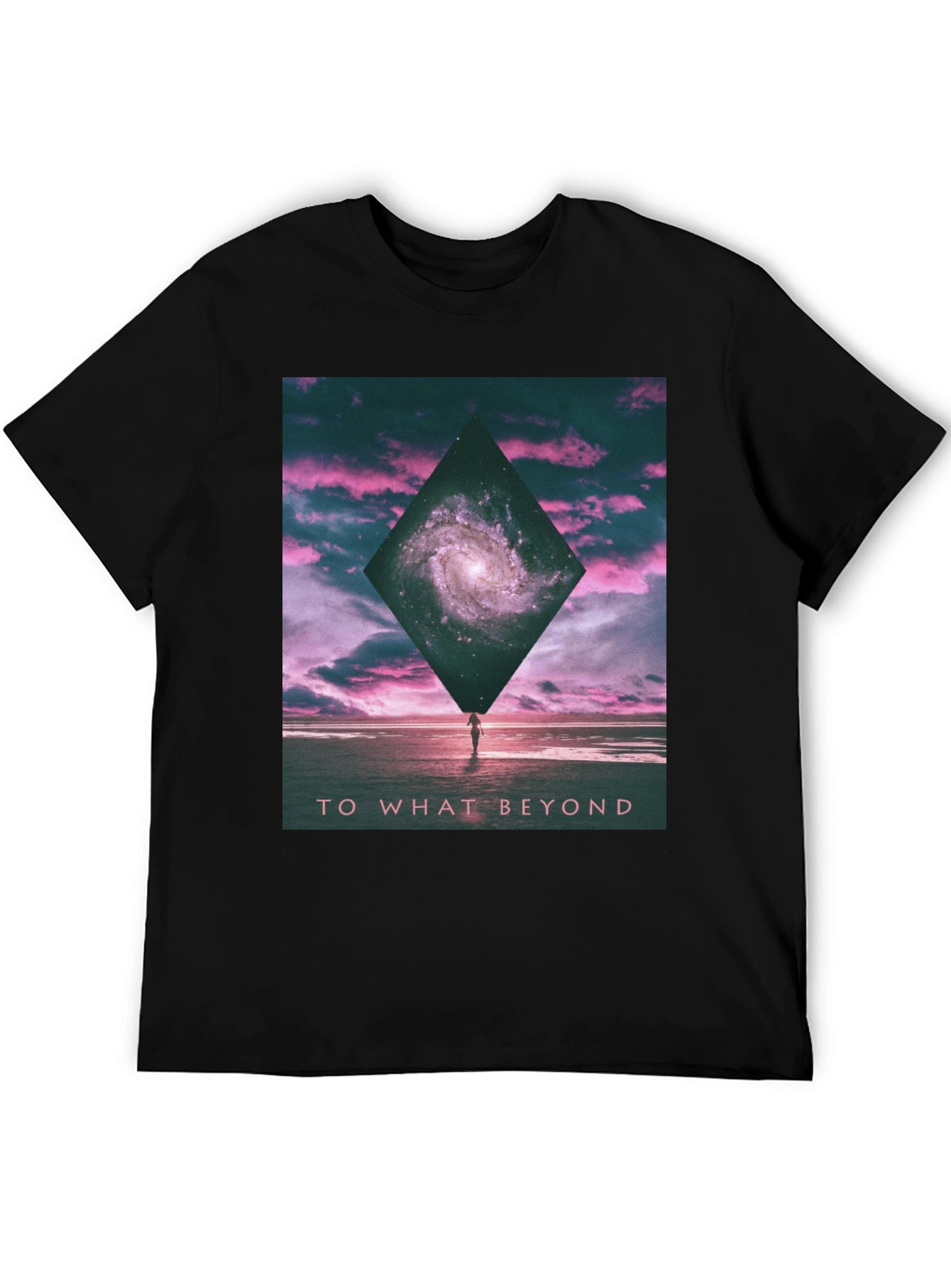 Galaxy Beyond Black Graphic Tee
