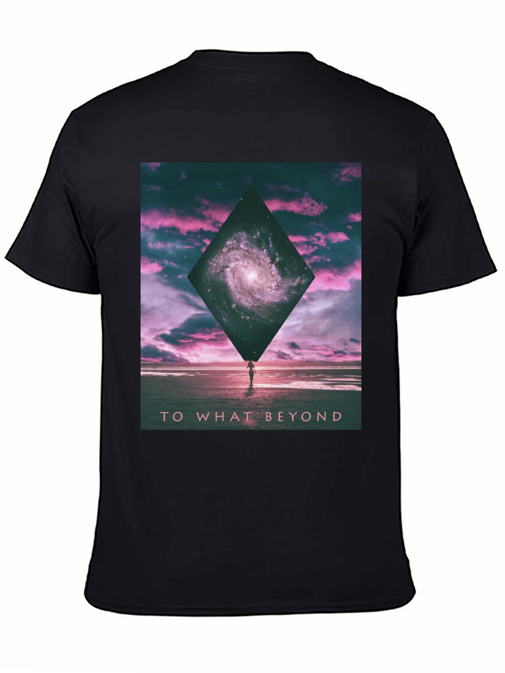 Galaxy Beyond Black Graphic Tee