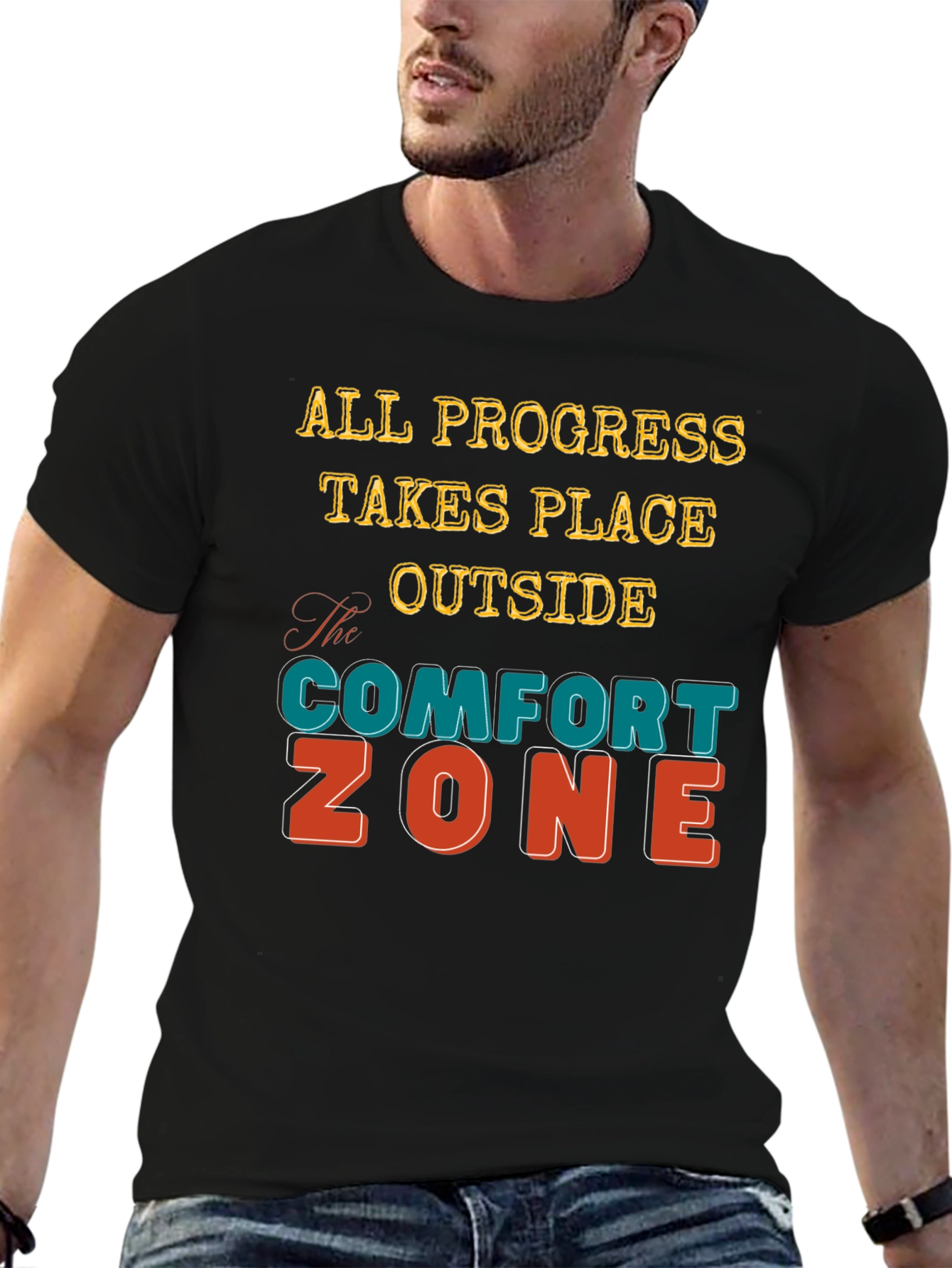 Comfort Zone T-Shirt - Motivational Graphic Tee