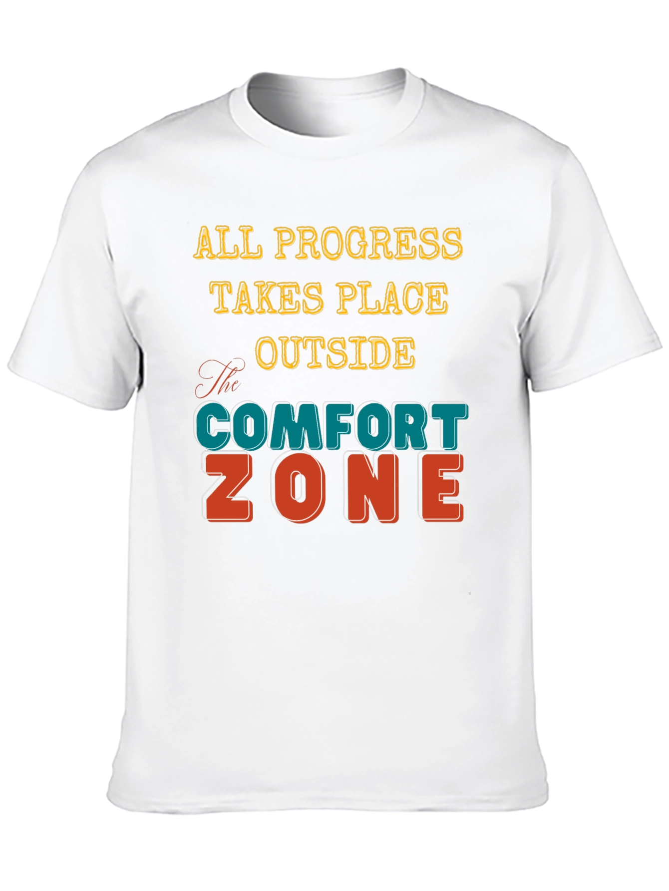 Comfort Zone T-Shirt - Motivational Graphic Tee