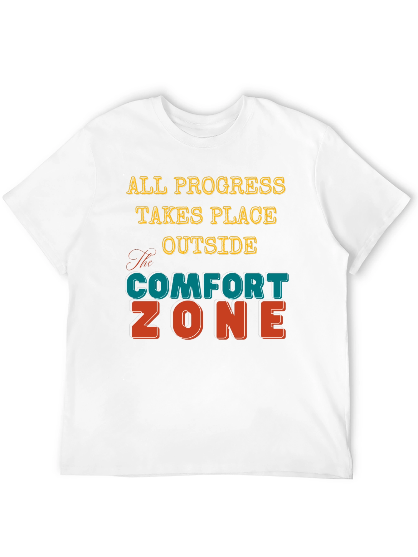 Comfort Zone T-Shirt - Motivational Graphic Tee