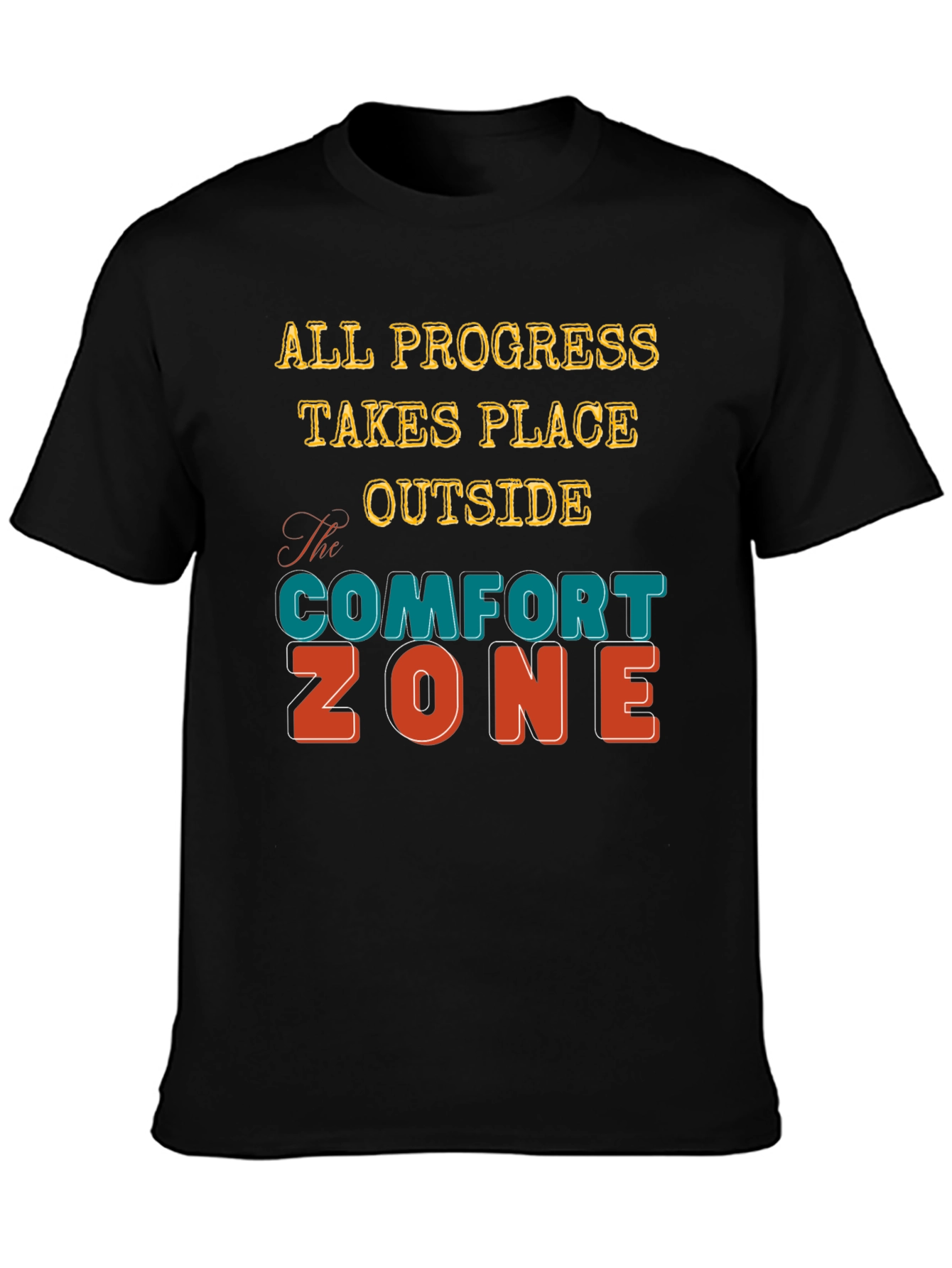 Comfort Zone T-Shirt - Motivational Graphic Tee