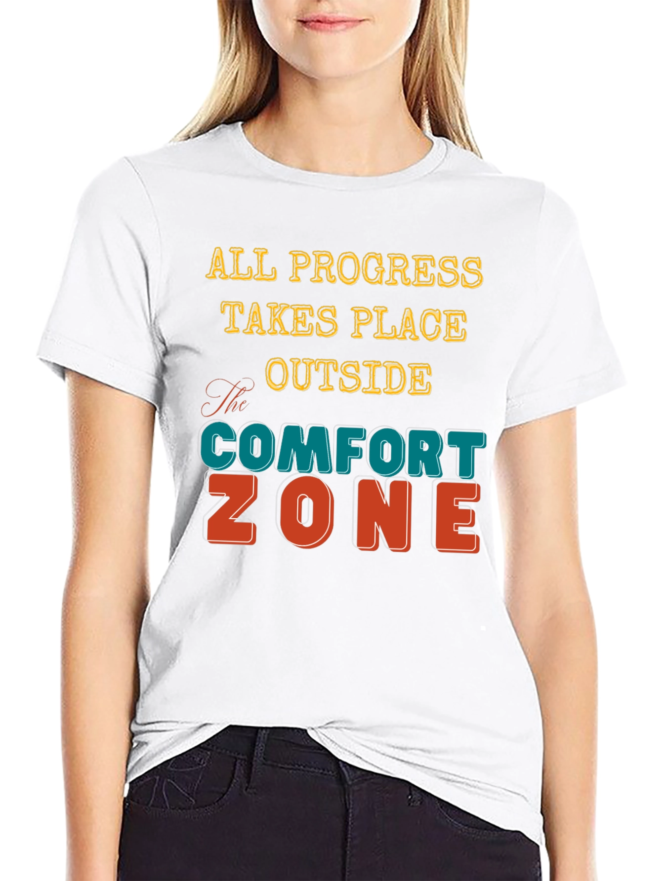 Comfort Zone T-Shirt - Motivational Graphic Tee