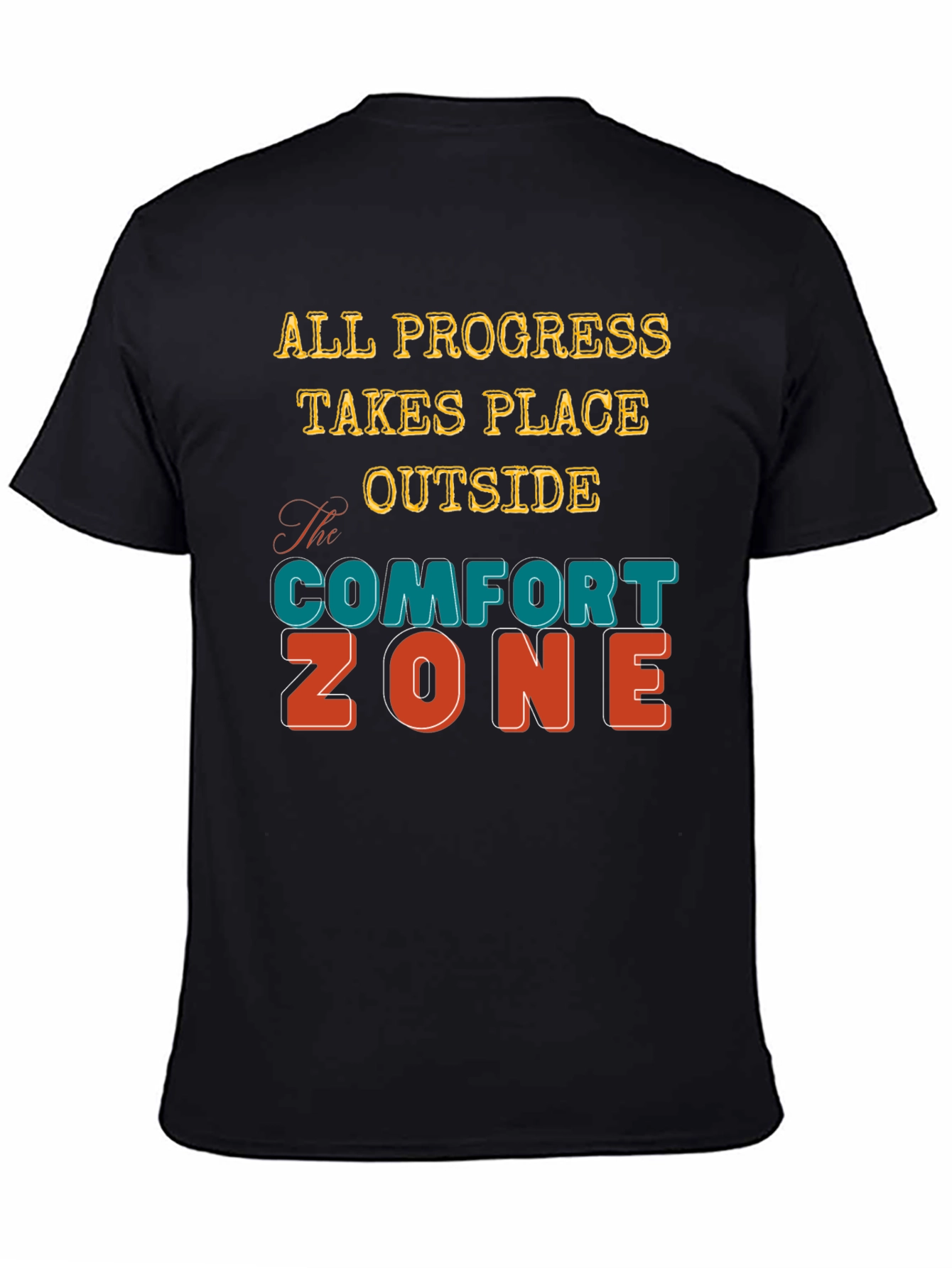 Comfort Zone T-Shirt - Motivational Graphic Tee