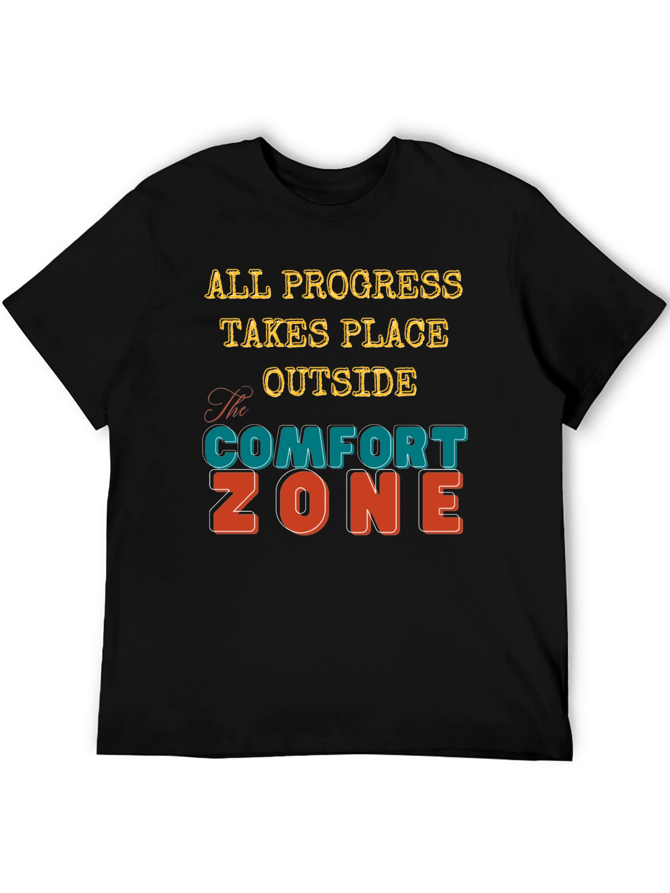Comfort Zone T-Shirt - Motivational Graphic Tee