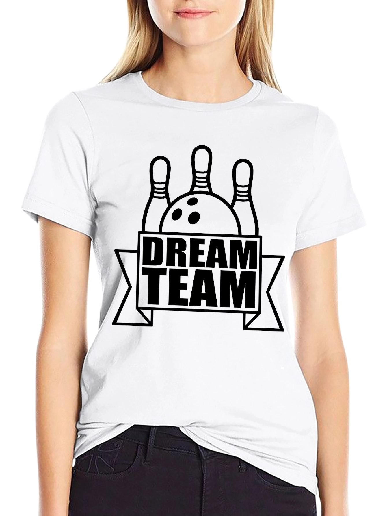Dream Team Bowling Graphic T-Shirt