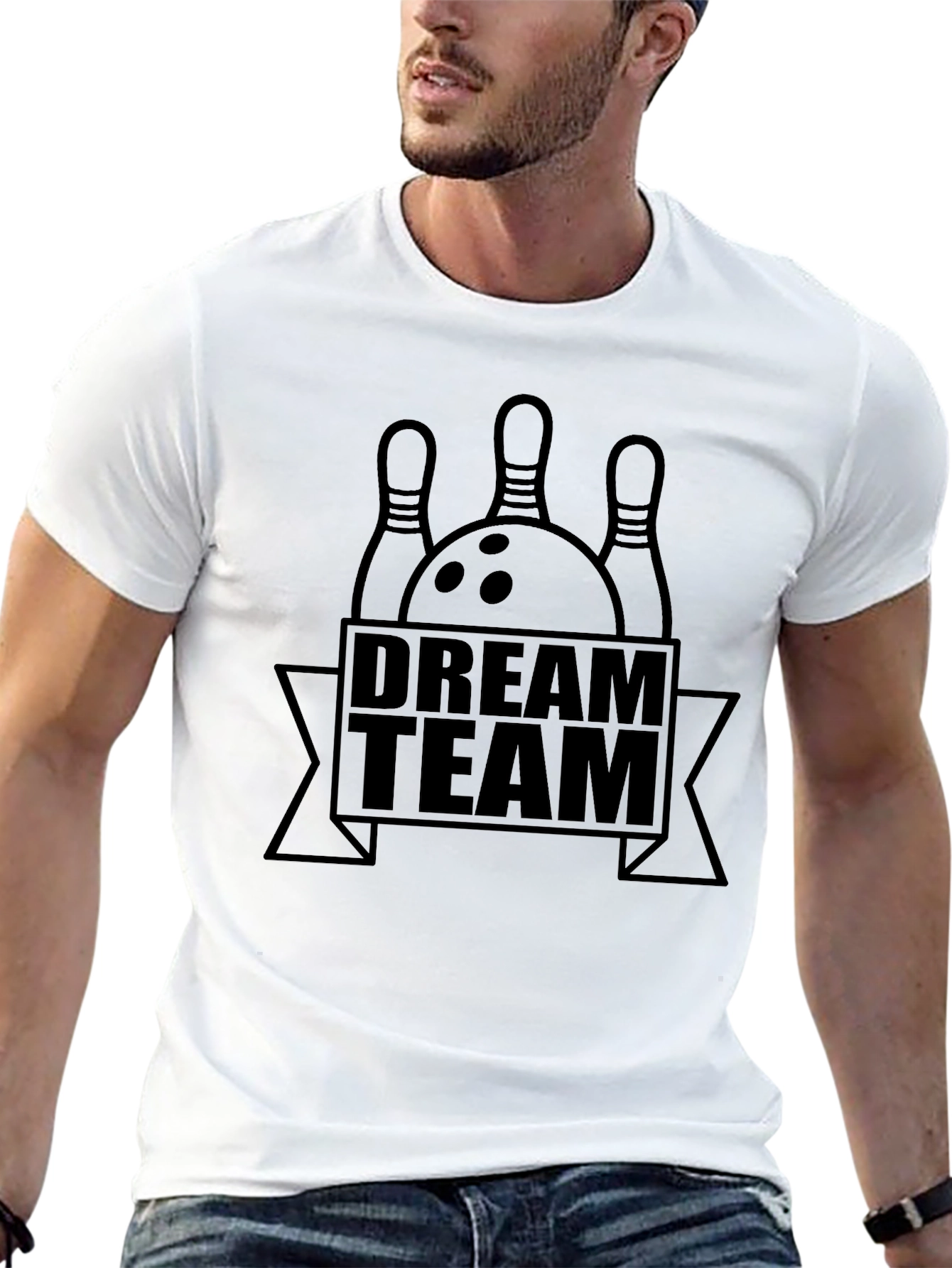 Dream Team Bowling Graphic T-Shirt