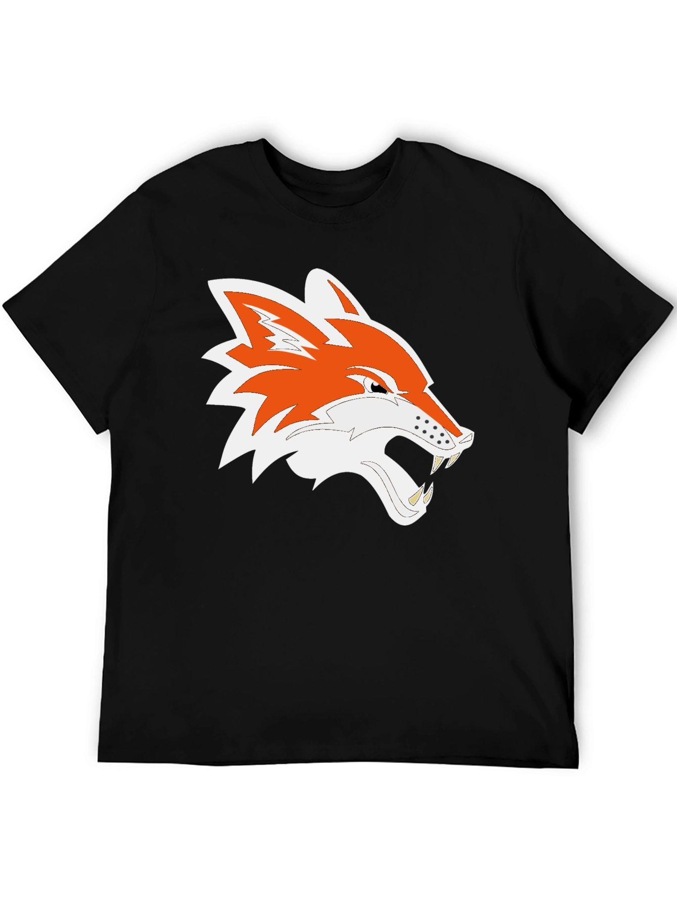 Cool Fox Graphic Black Tee
