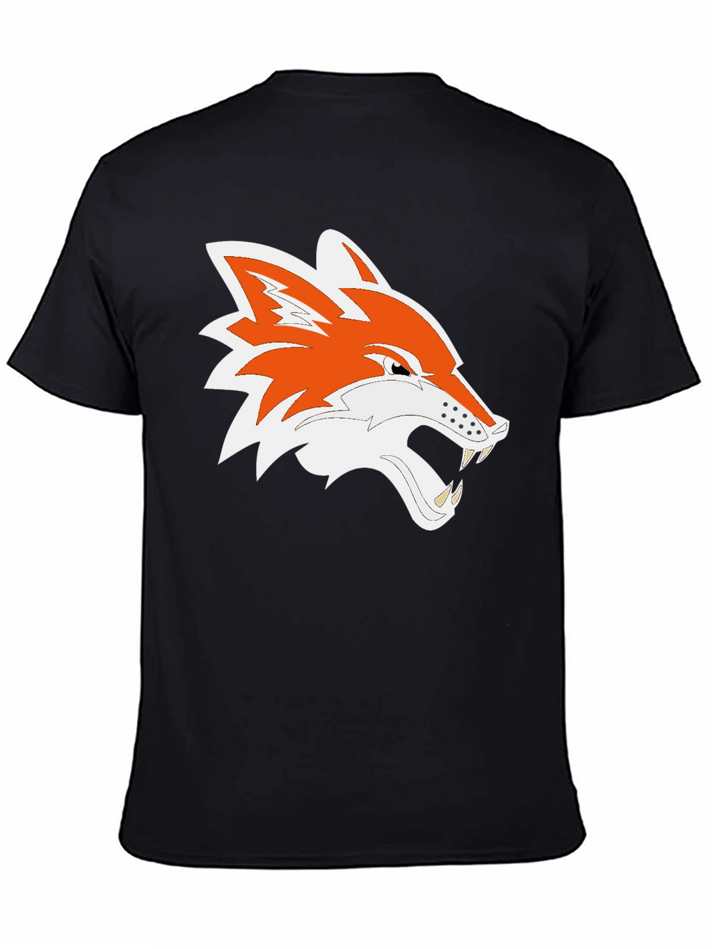Cool Fox Graphic Black Tee