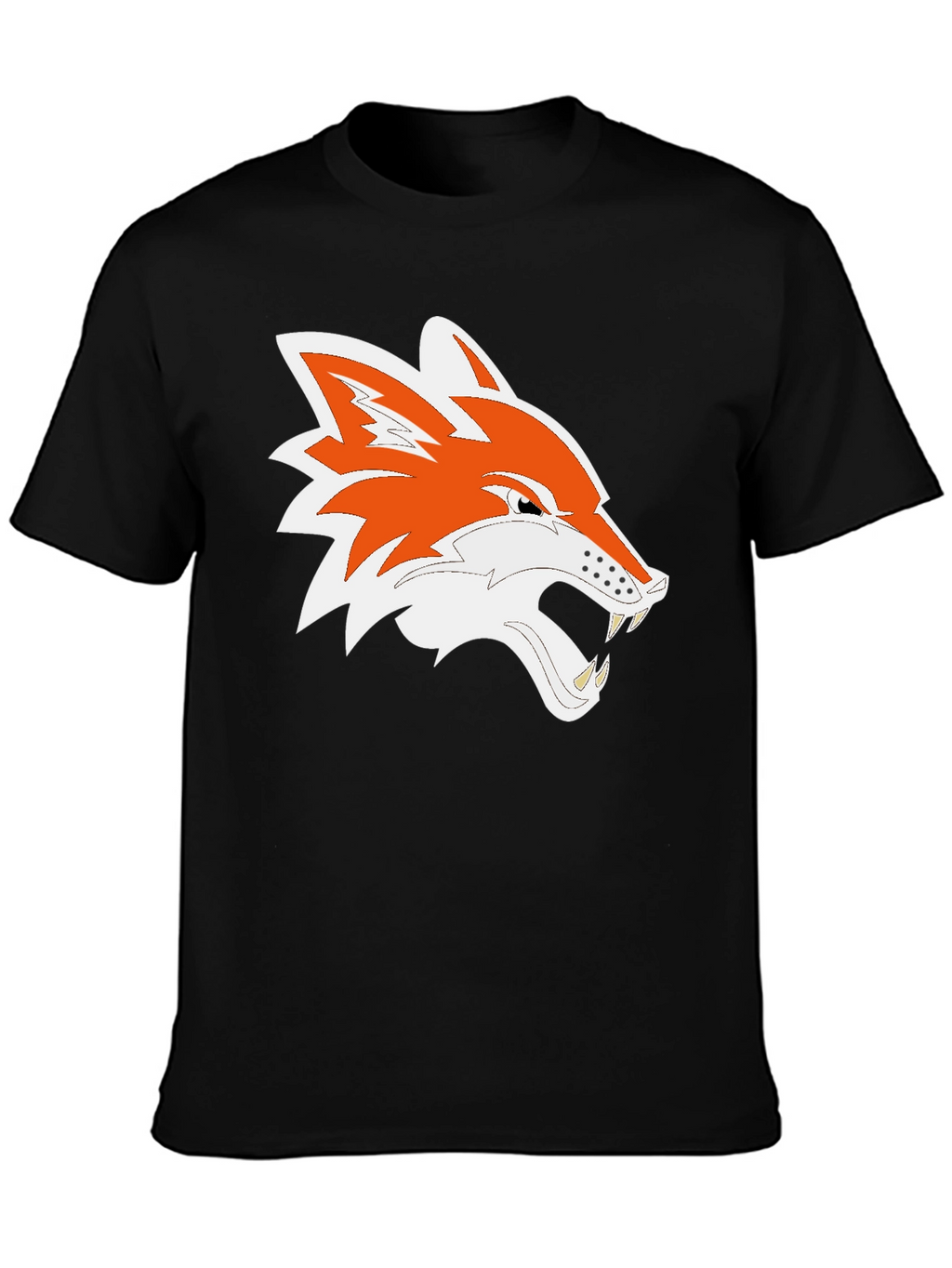 Cool Fox Graphic Black Tee