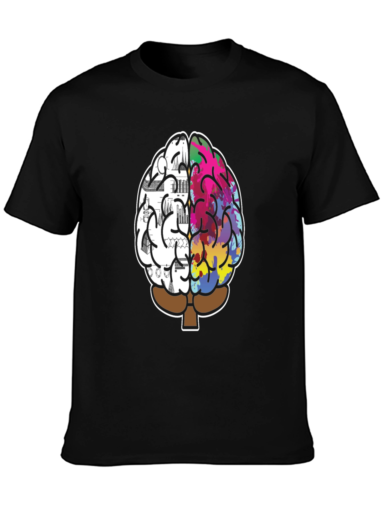 Creative Mind T-Shirt - Left Brain Right Brain Tee
