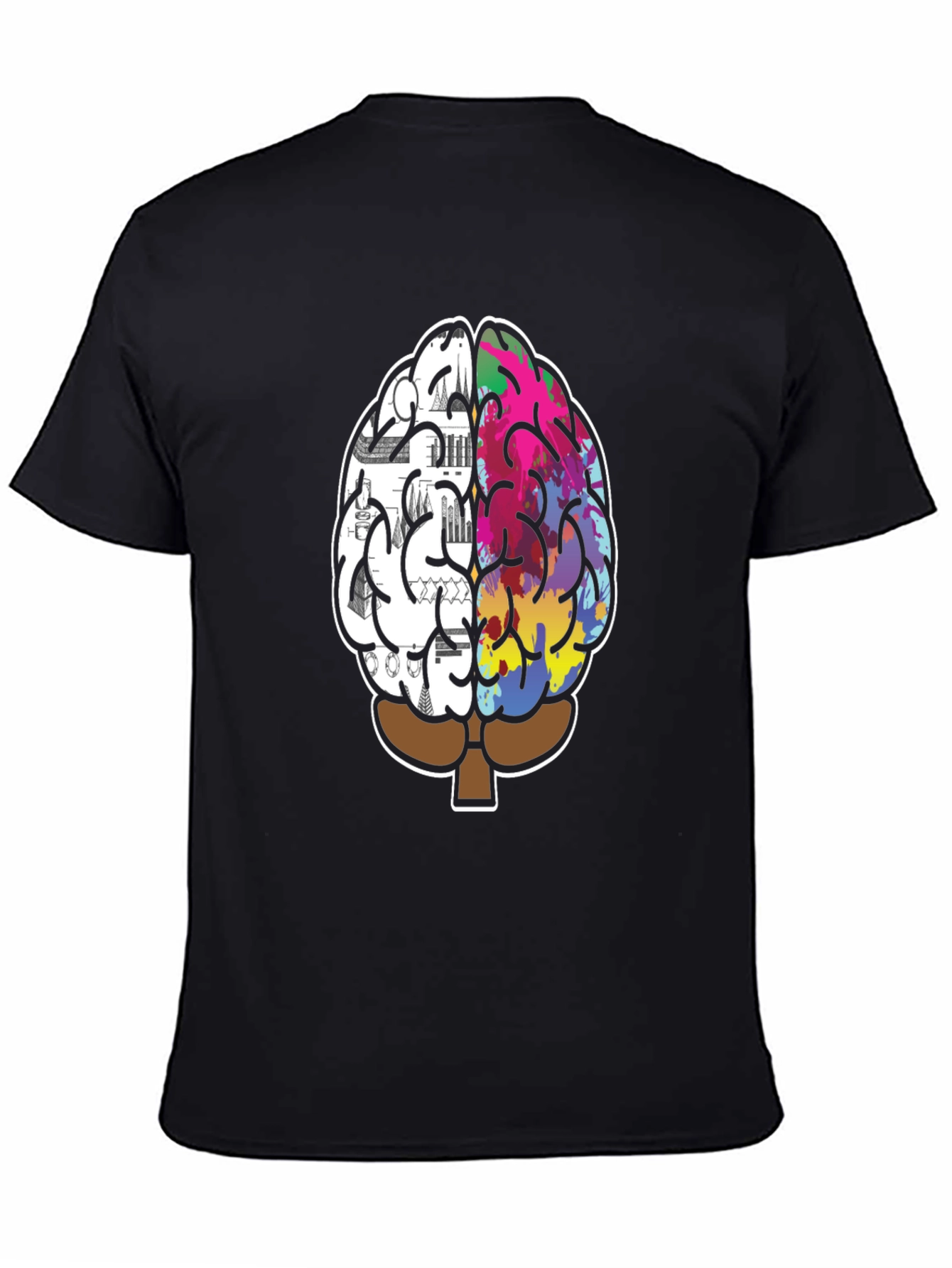 Creative Mind T-Shirt - Left Brain Right Brain Tee
