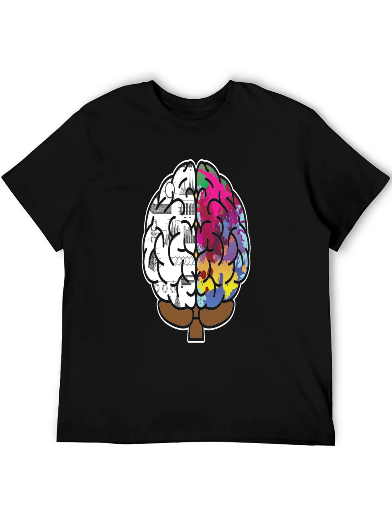 Creative Mind T-Shirt - Left Brain Right Brain Tee