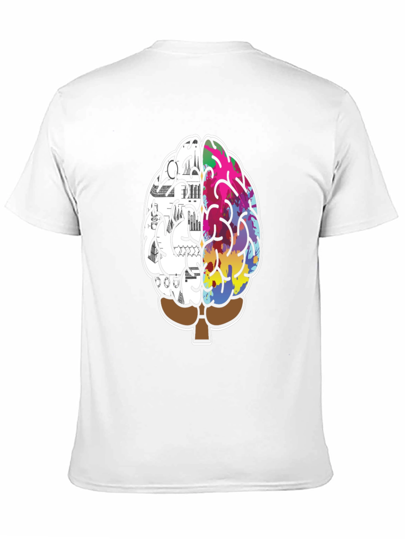 Creative Mind T-Shirt - Left Brain Right Brain Tee