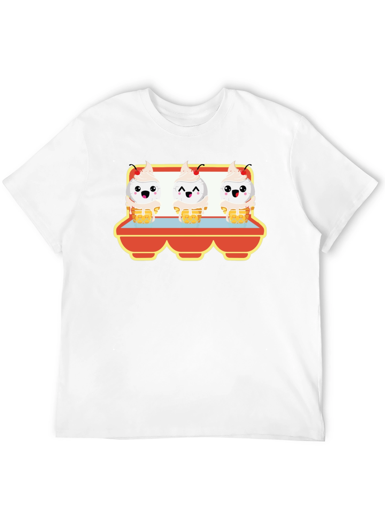 Cute Ice Cream Cone T-Shirt - Unique Graphic Tee