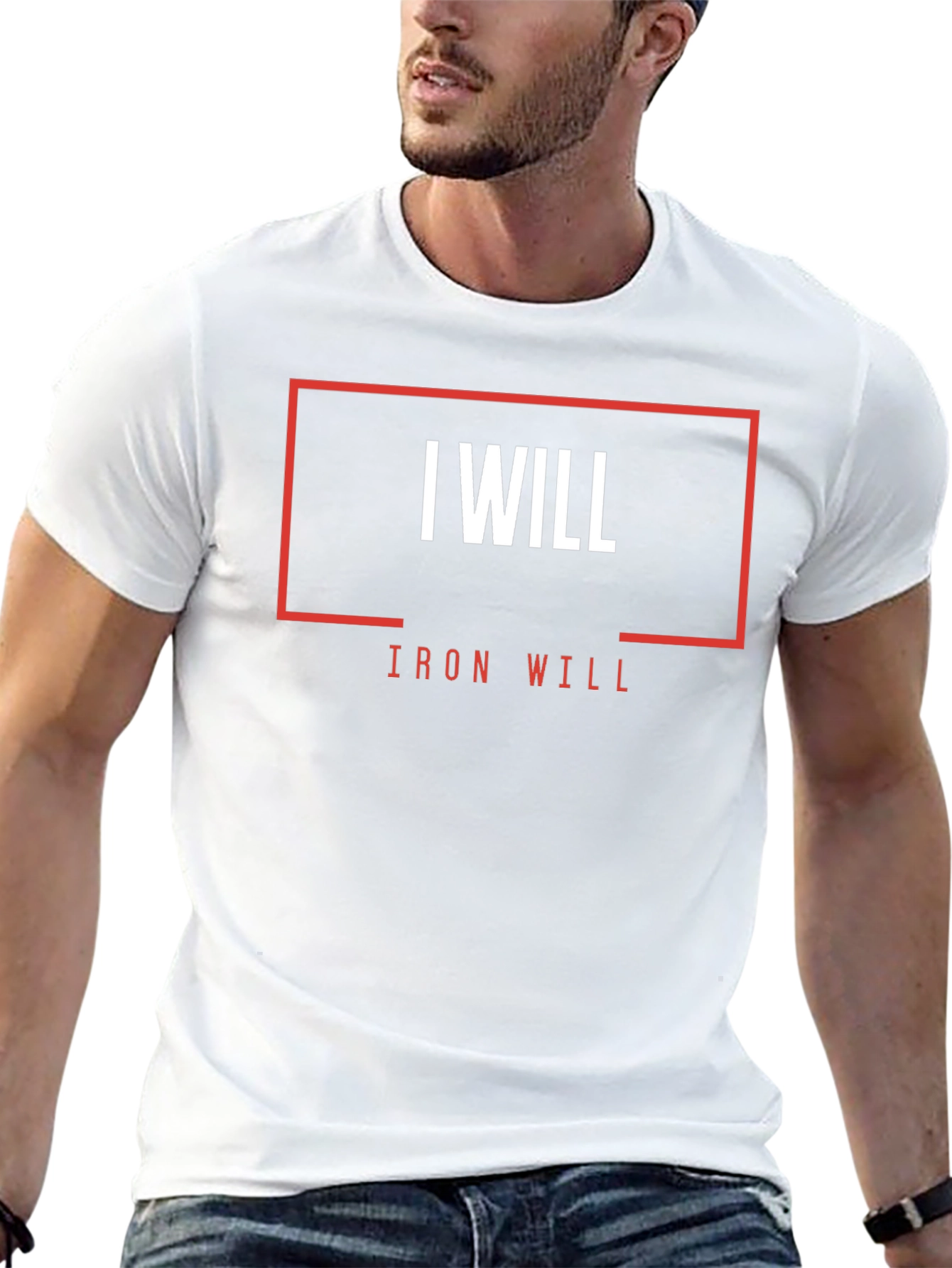 I Will Iron Will Black Graphic T-Shirt