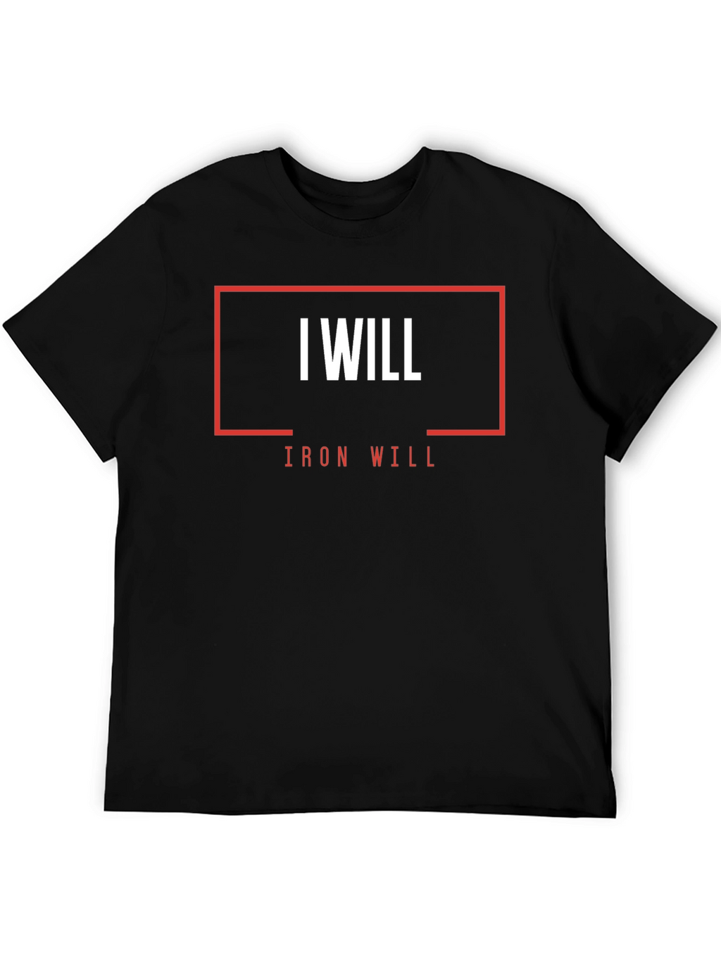 I Will Iron Will Black Graphic T-Shirt