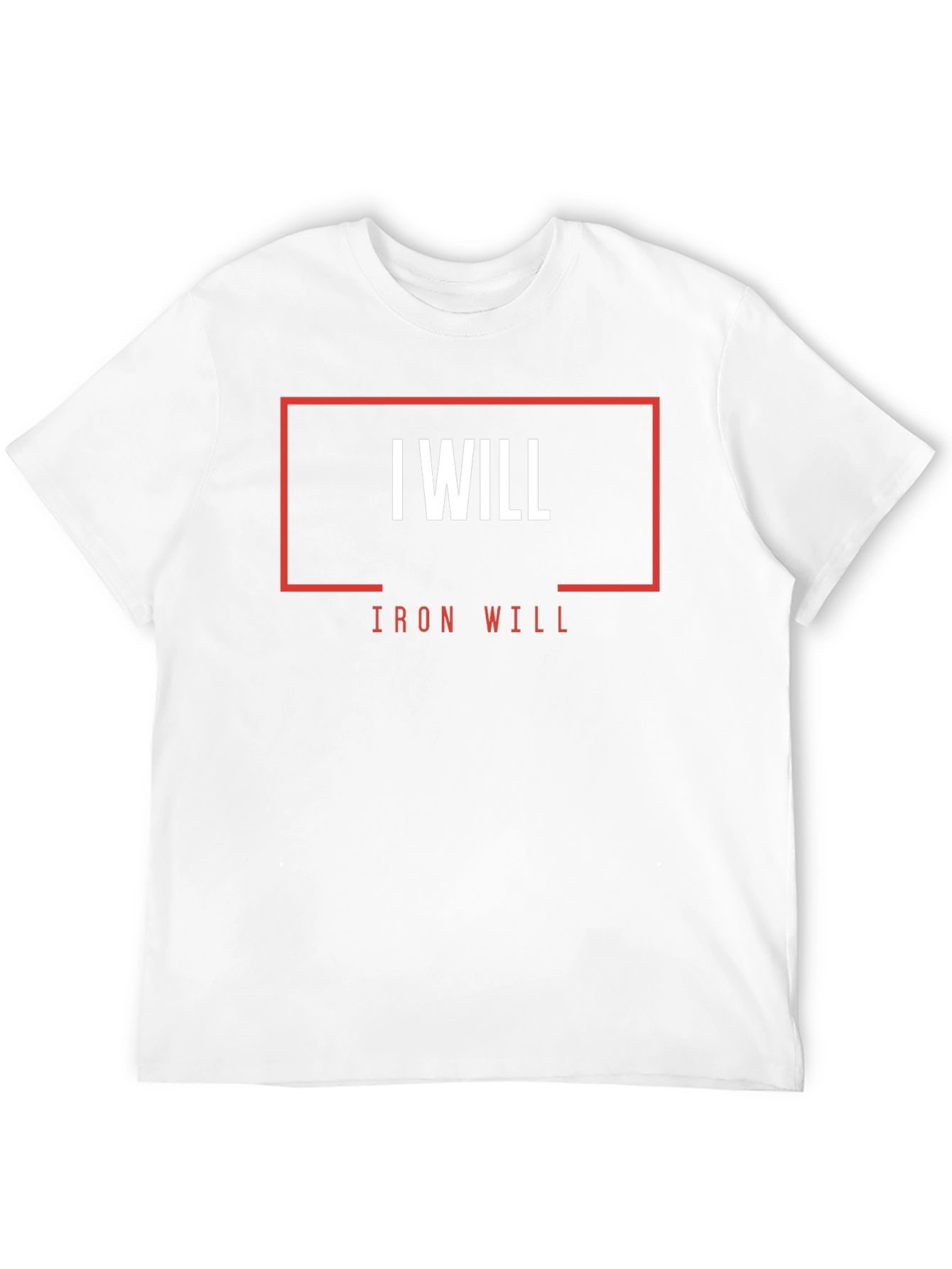 I Will Iron Will Black Graphic T-Shirt