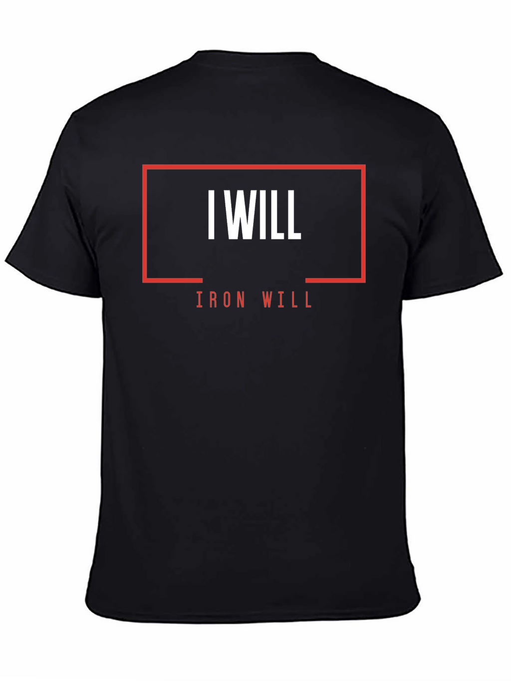 I Will Iron Will Black Graphic T-Shirt