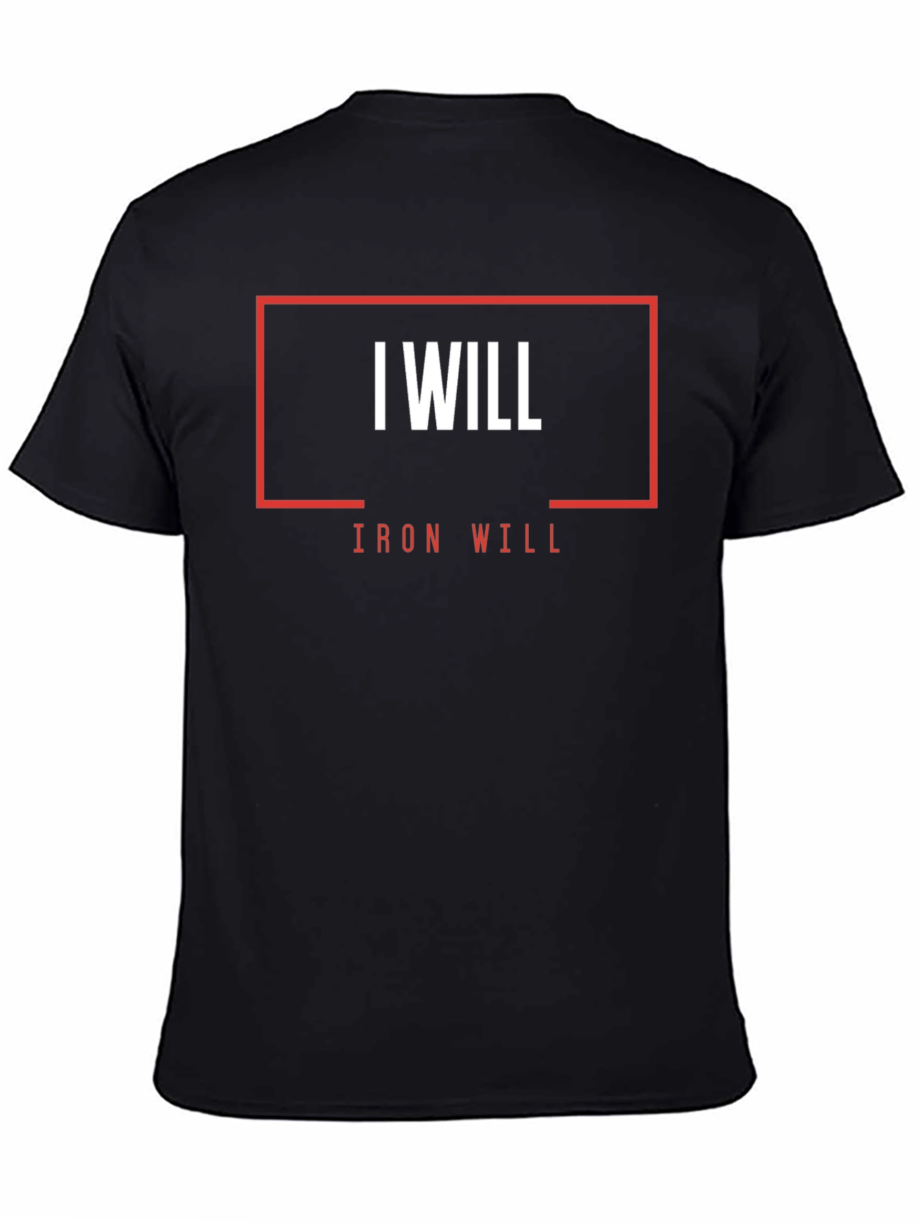 I Will Iron Will Black Graphic T-Shirt