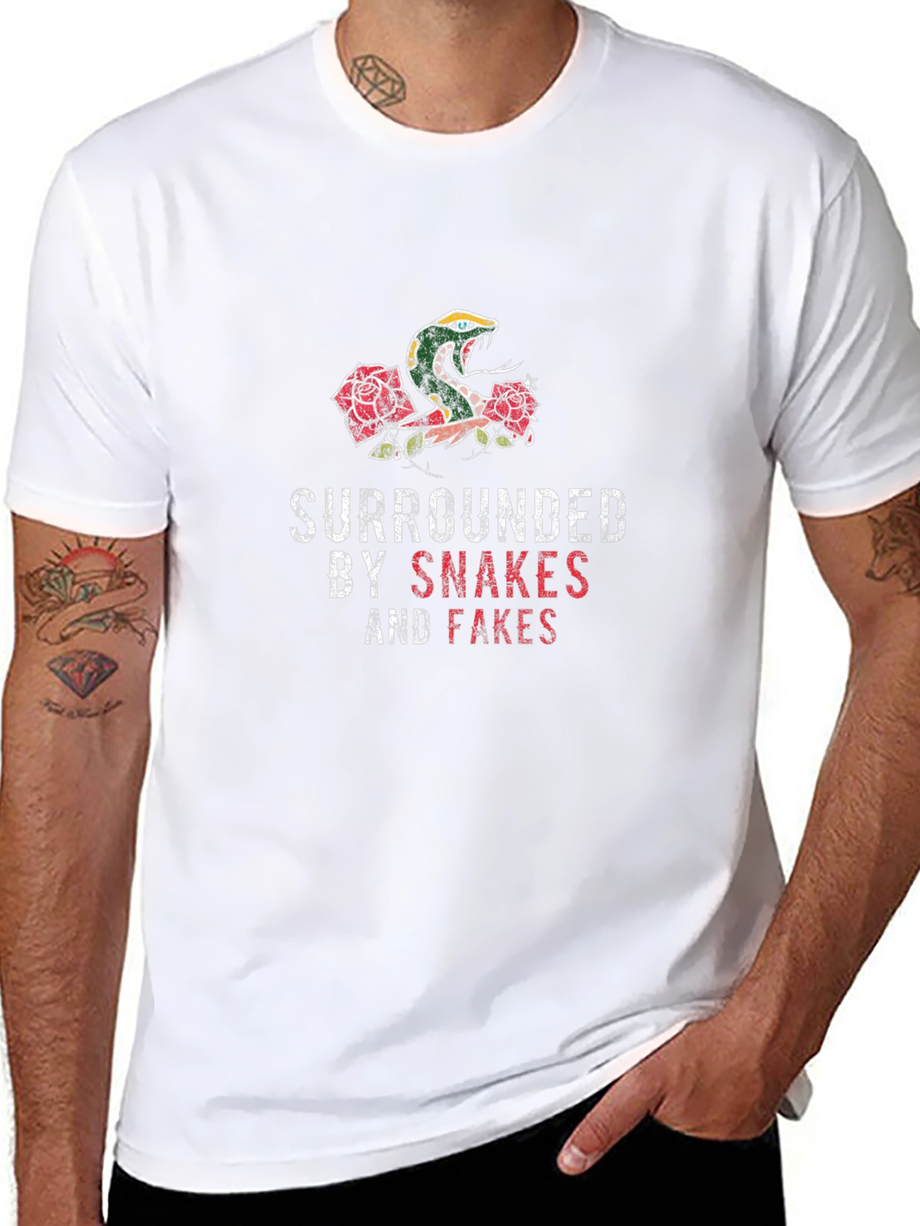Snakes and Fakes Graphic Tee