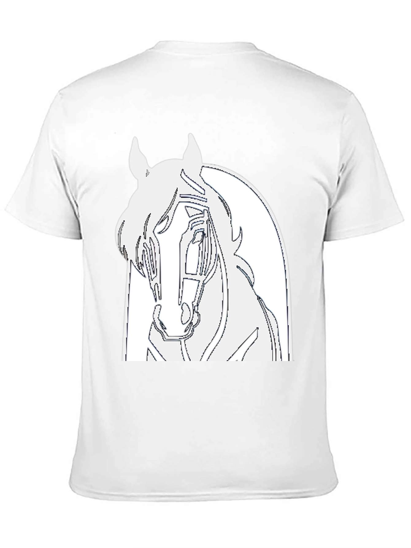 Black Horse Graphic Tee - Equestrian Style