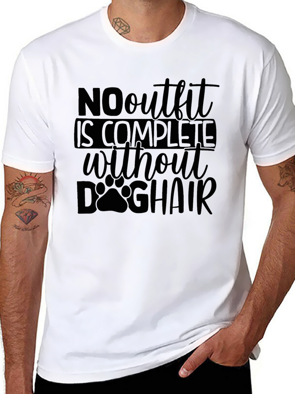 Dog Hair Complete Outfit Funny T-Shirt