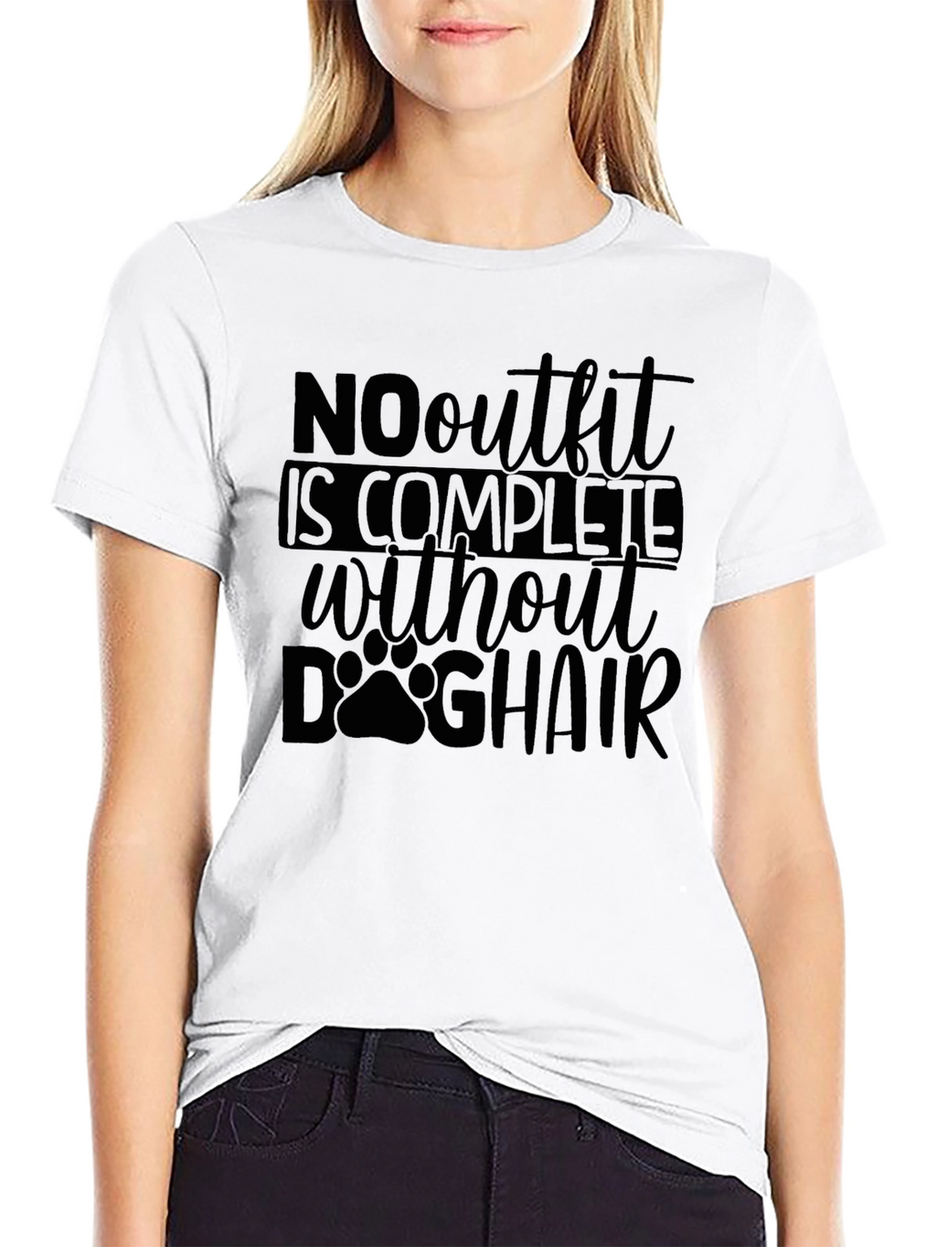 Dog Hair Complete Outfit Funny T-Shirt