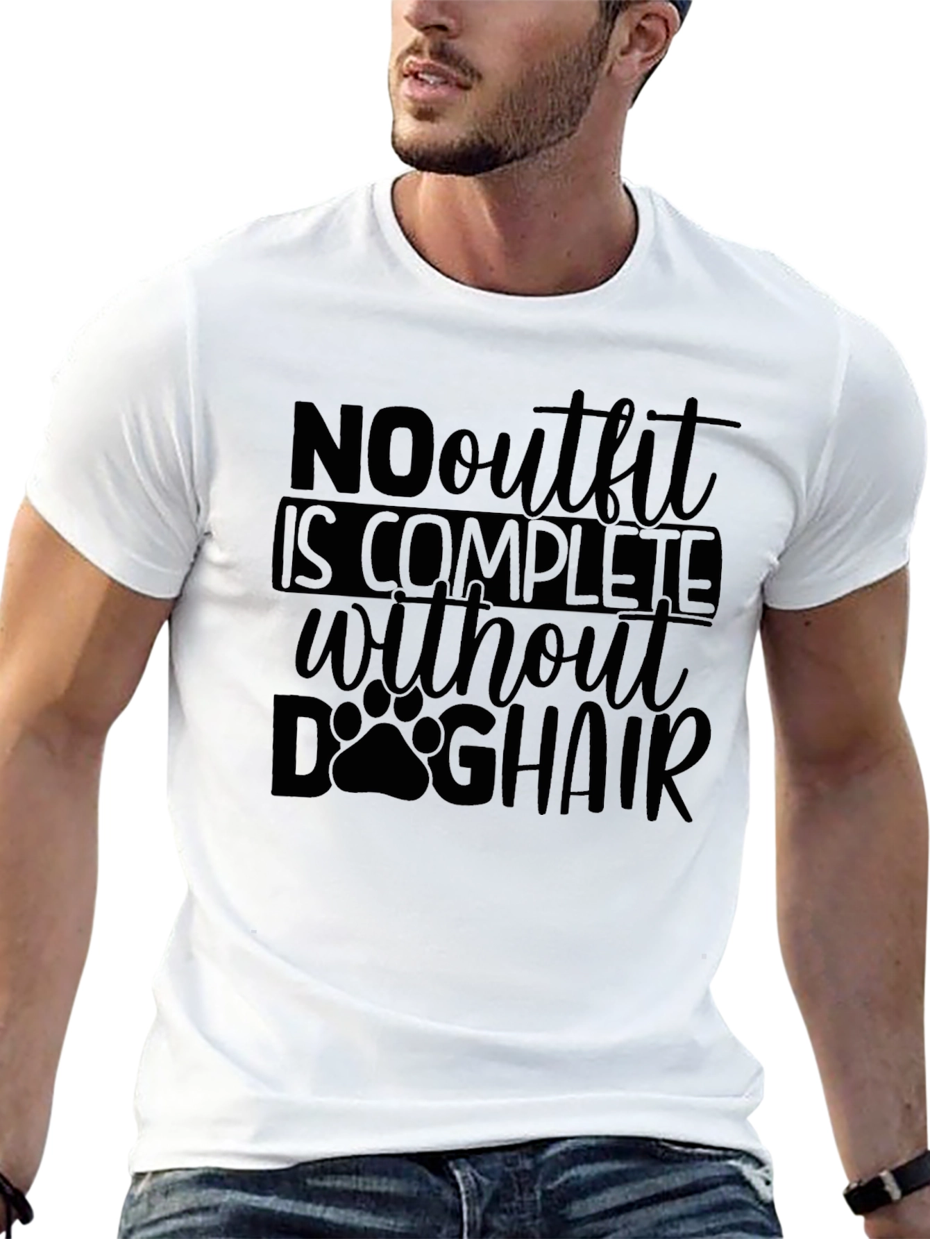 Dog Hair Complete Outfit Funny T-Shirt