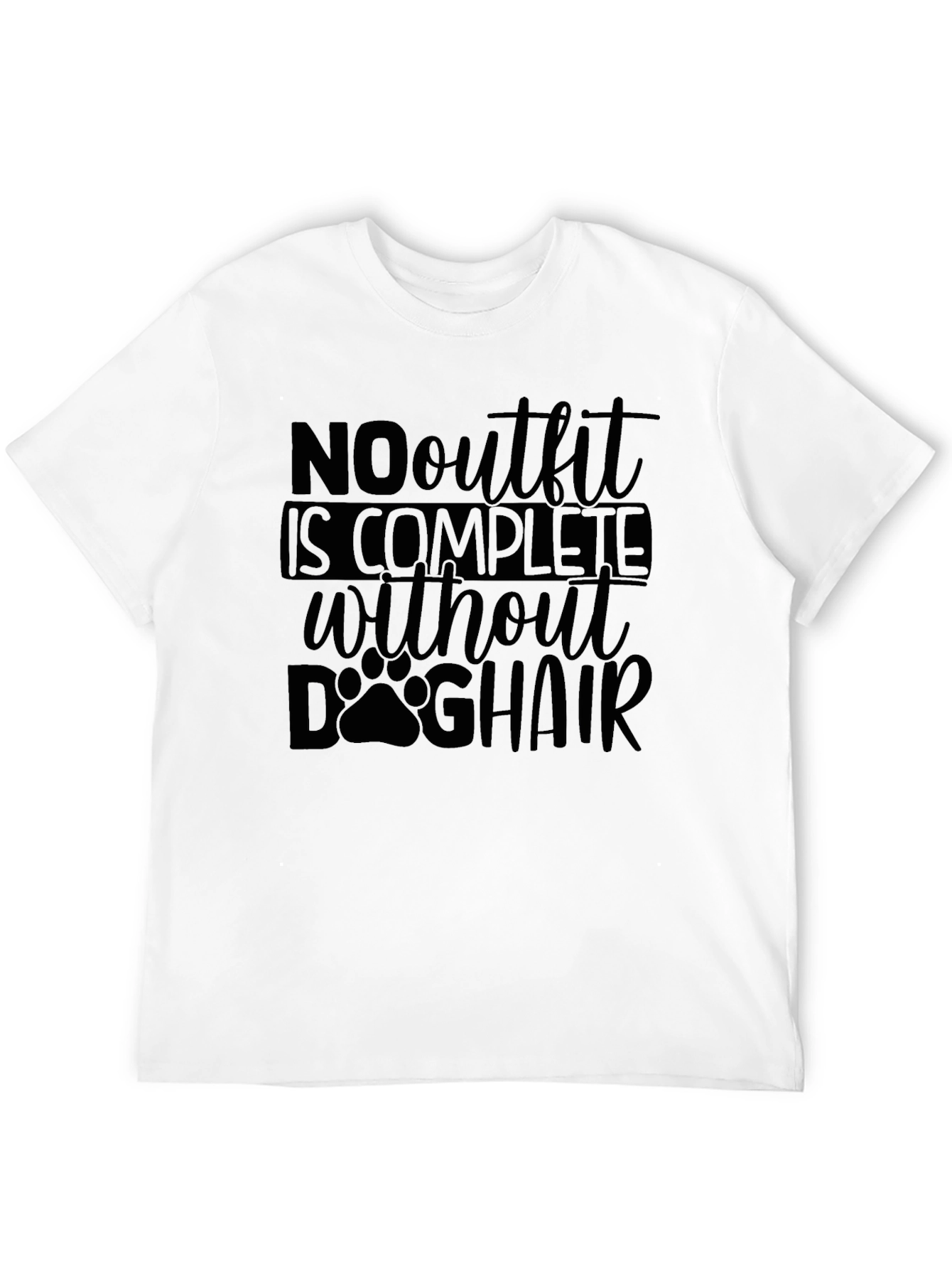 Dog Hair Complete Outfit Funny T-Shirt